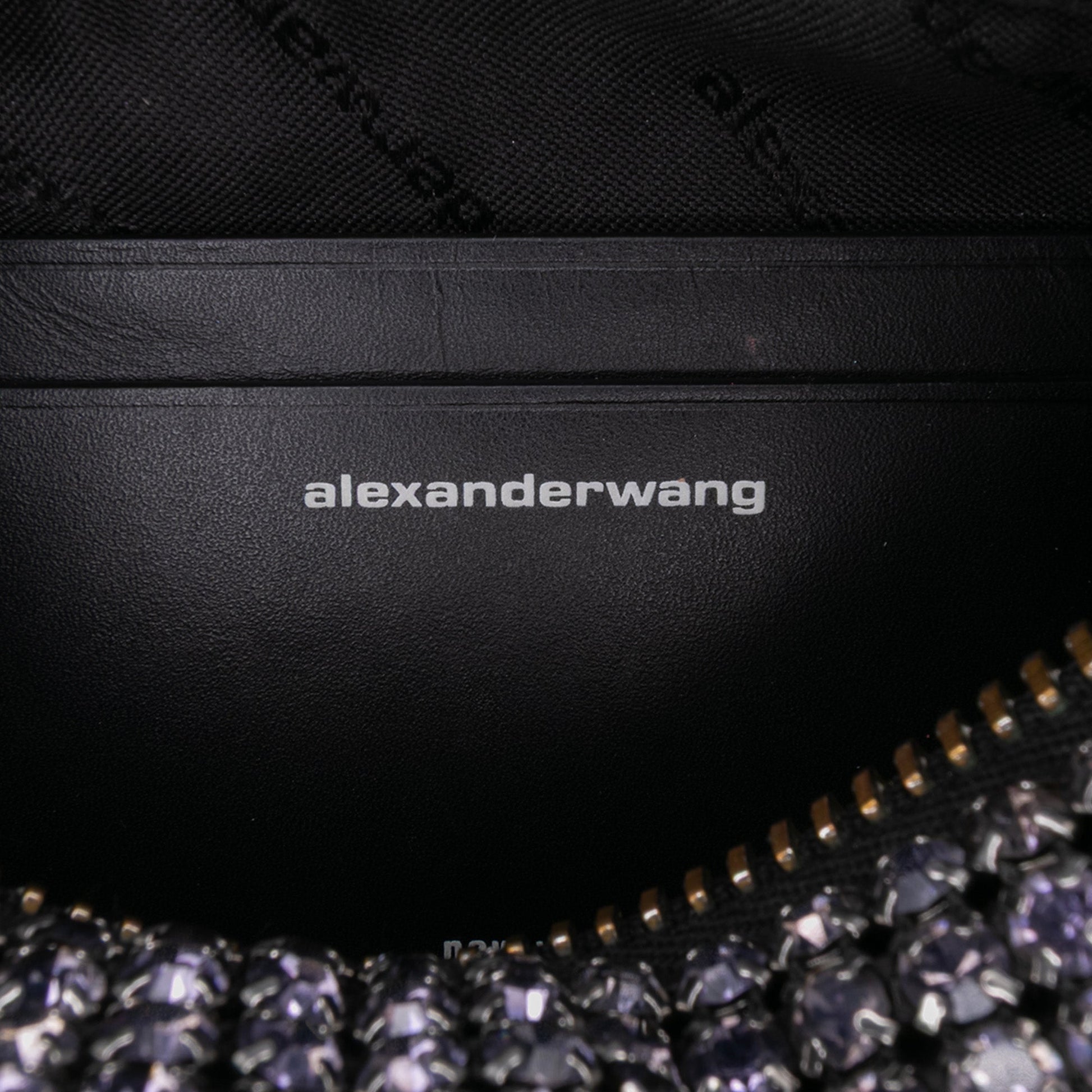 Alexander Wang Mesh Crystal Heiress Pouch