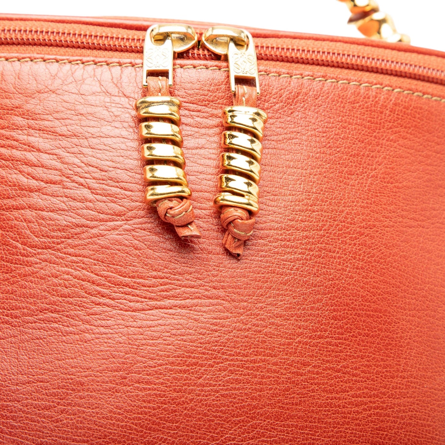 LOEWE Leather Velasquez Twist Vanity Bag