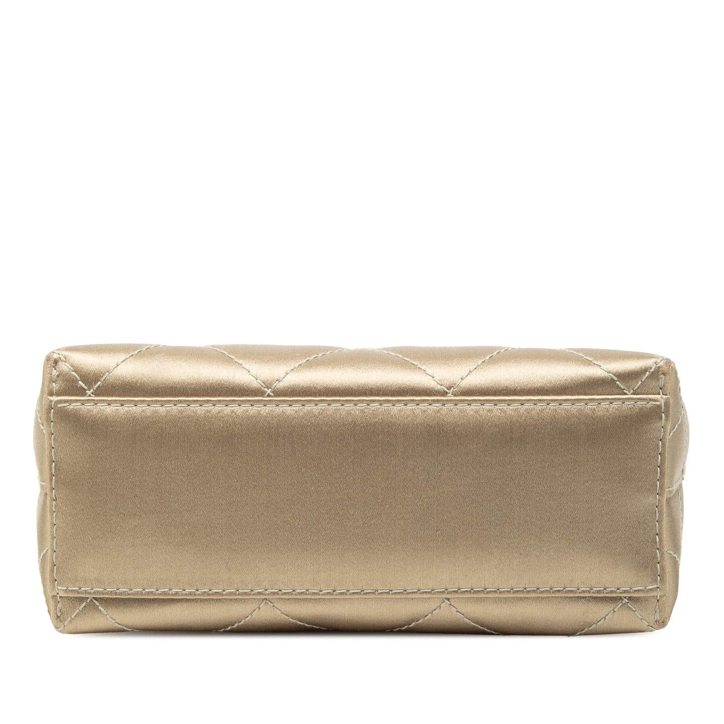 Chanel CC Quilted Satin Handbag