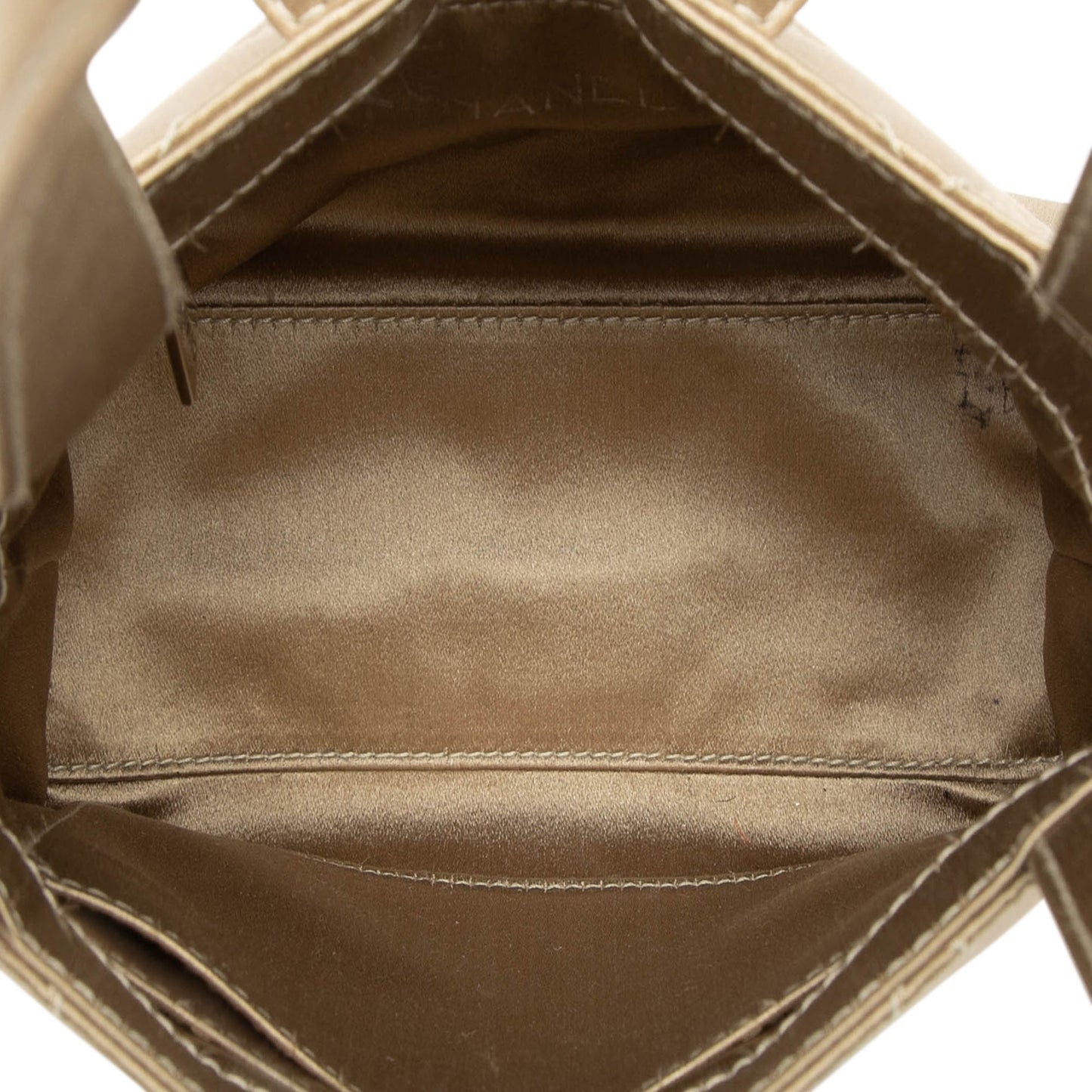 Chanel CC Quilted Satin Handbag