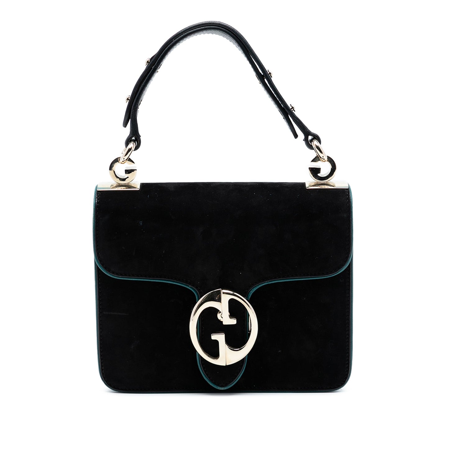 Gucci Nubuck 1973 Flap Handbag