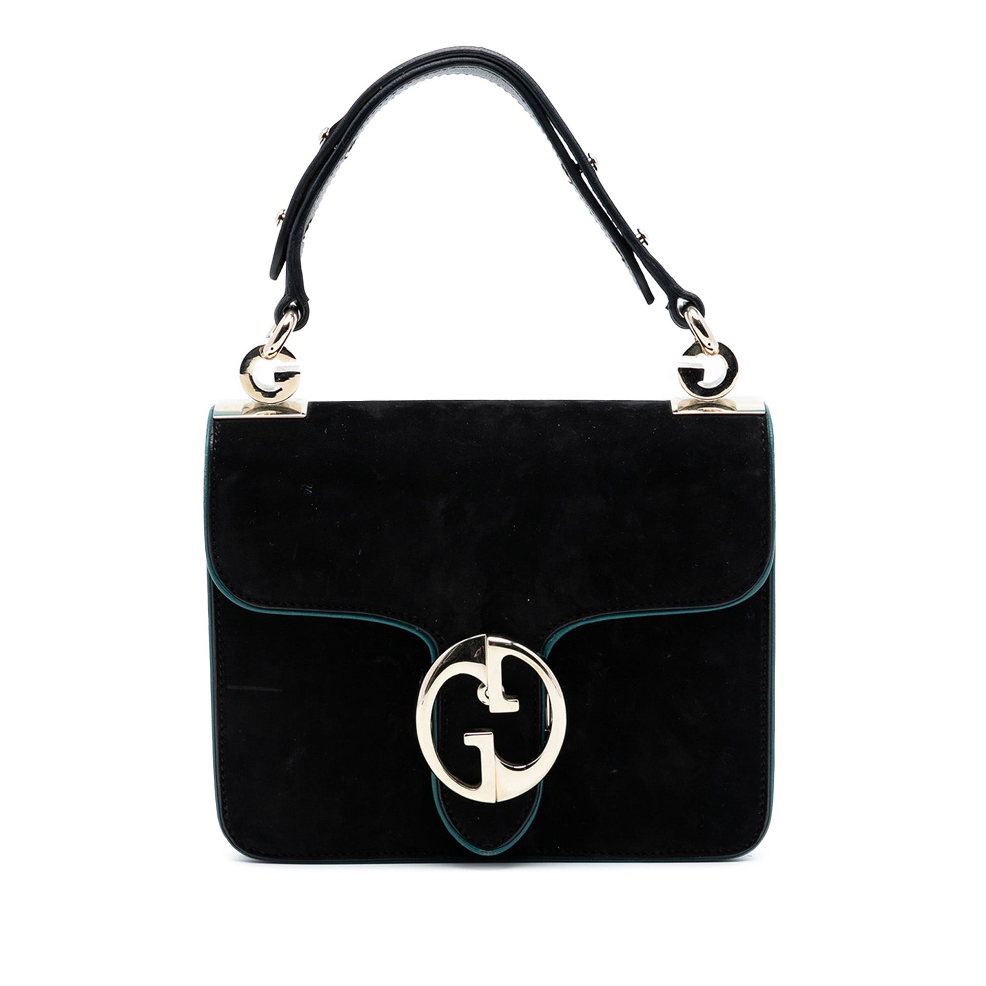 Gucci Nubuck 1973 Flap Handbag
