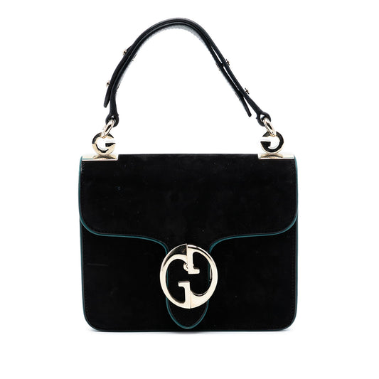 Gucci Nubuck 1973 Flap Handbag