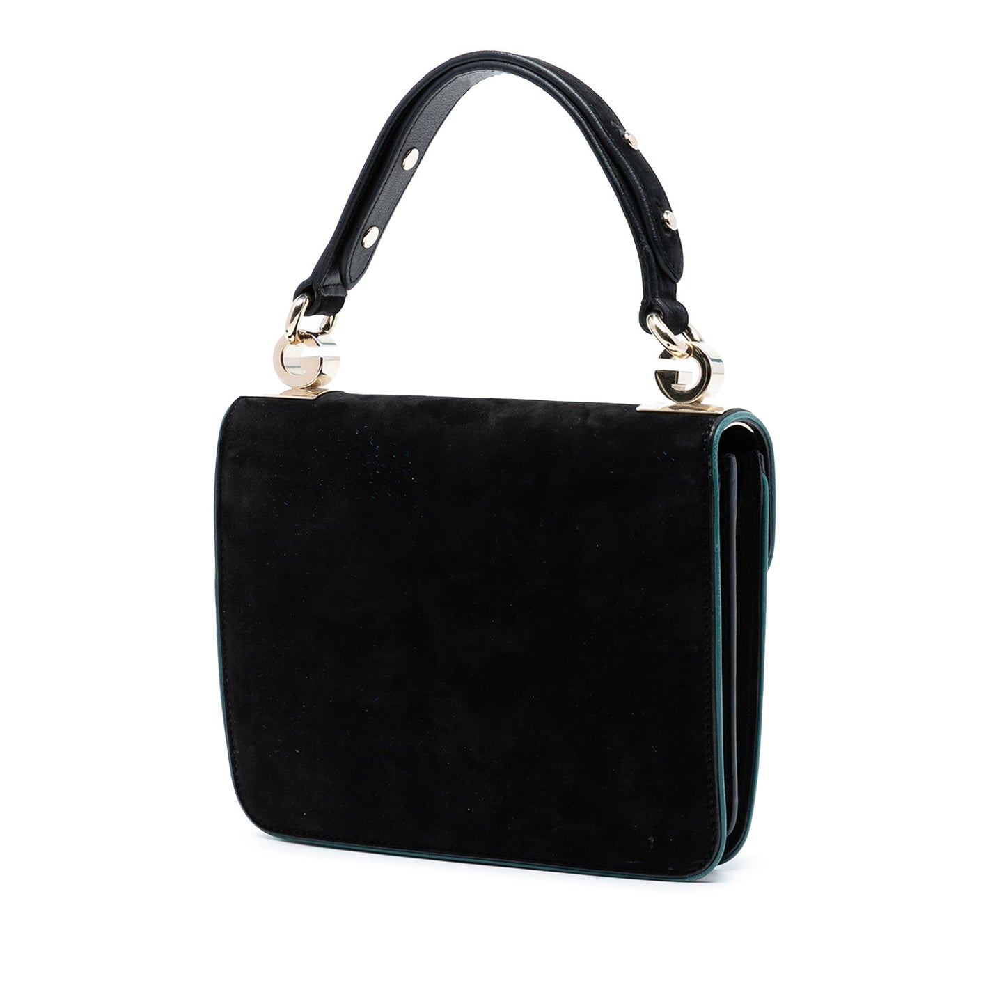 Gucci Nubuck 1973 Flap Handbag