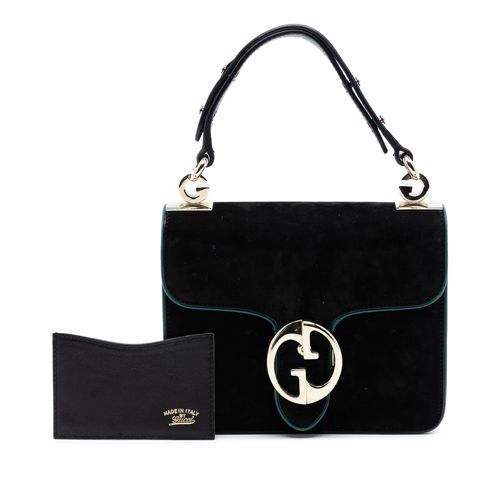 Gucci Nubuck 1973 Flap Handbag