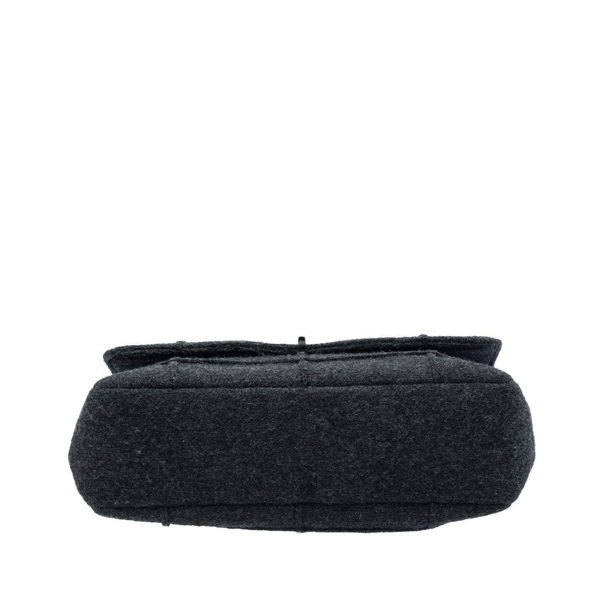 Chanel Identification Jumbo Chocolate Bar Wool Felt Reissue 2.55 Flap