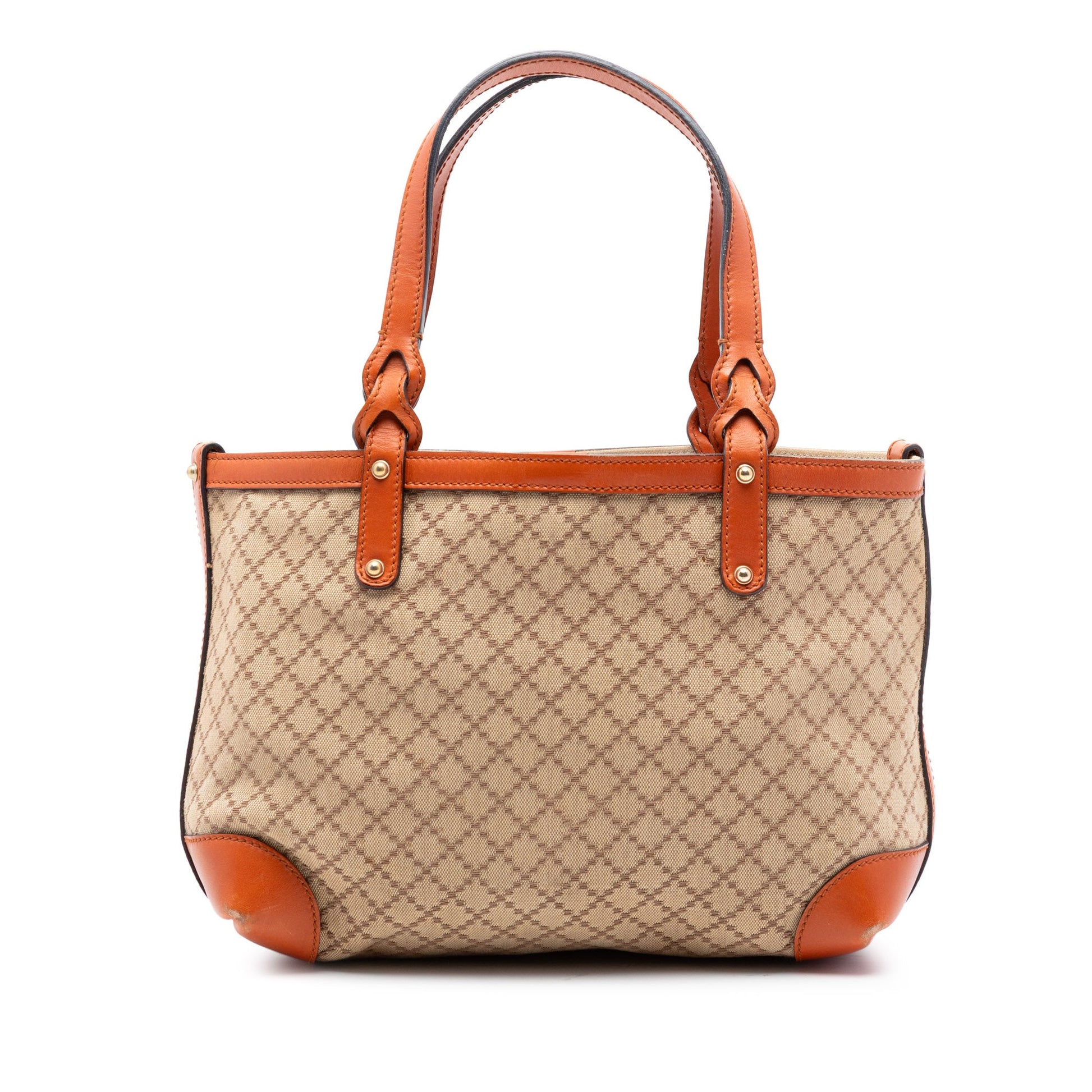 Gucci Small Diamante Canvas Craft Tote