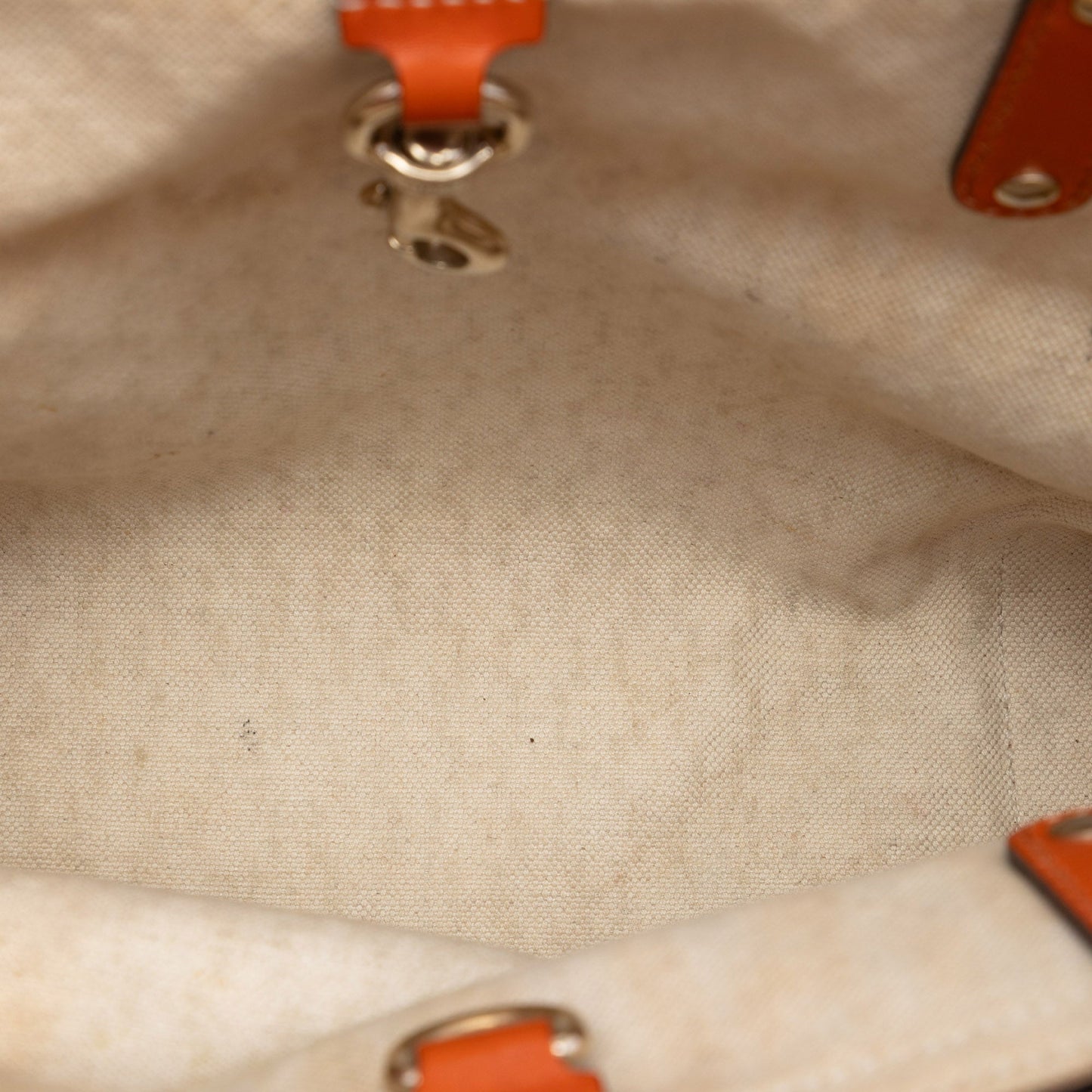 Gucci Small Diamante Canvas Craft Tote