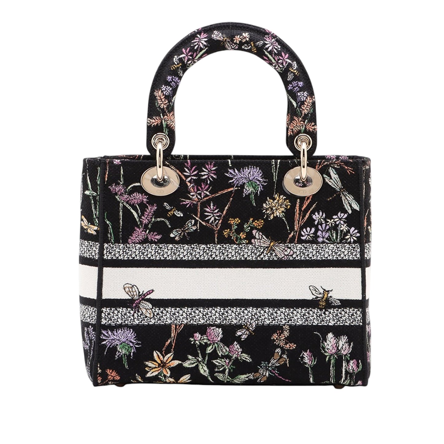 Dior Medium Embroidered Canvas Herbarium Lady D Lite