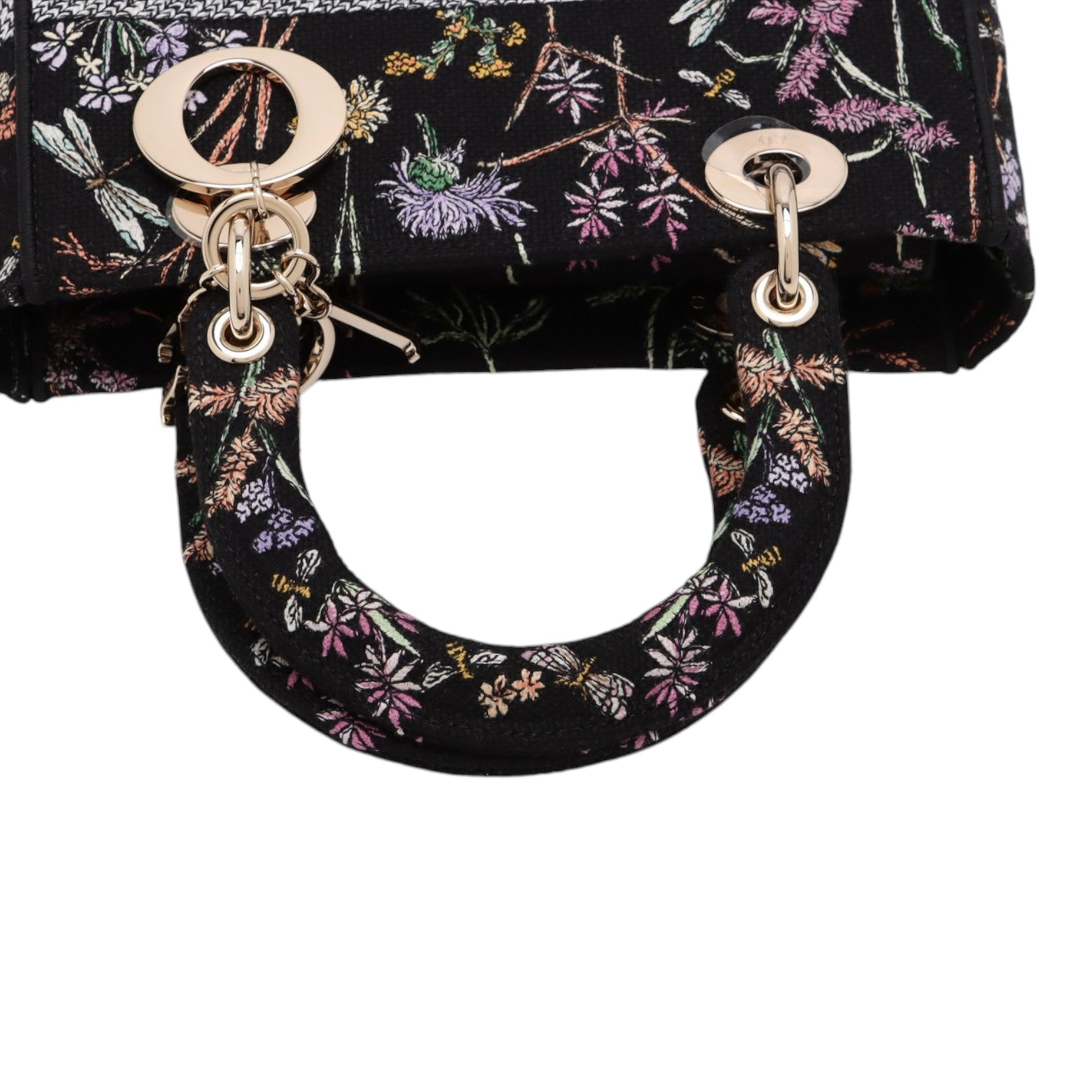 Dior Medium Embroidered Canvas Herbarium Lady D Lite