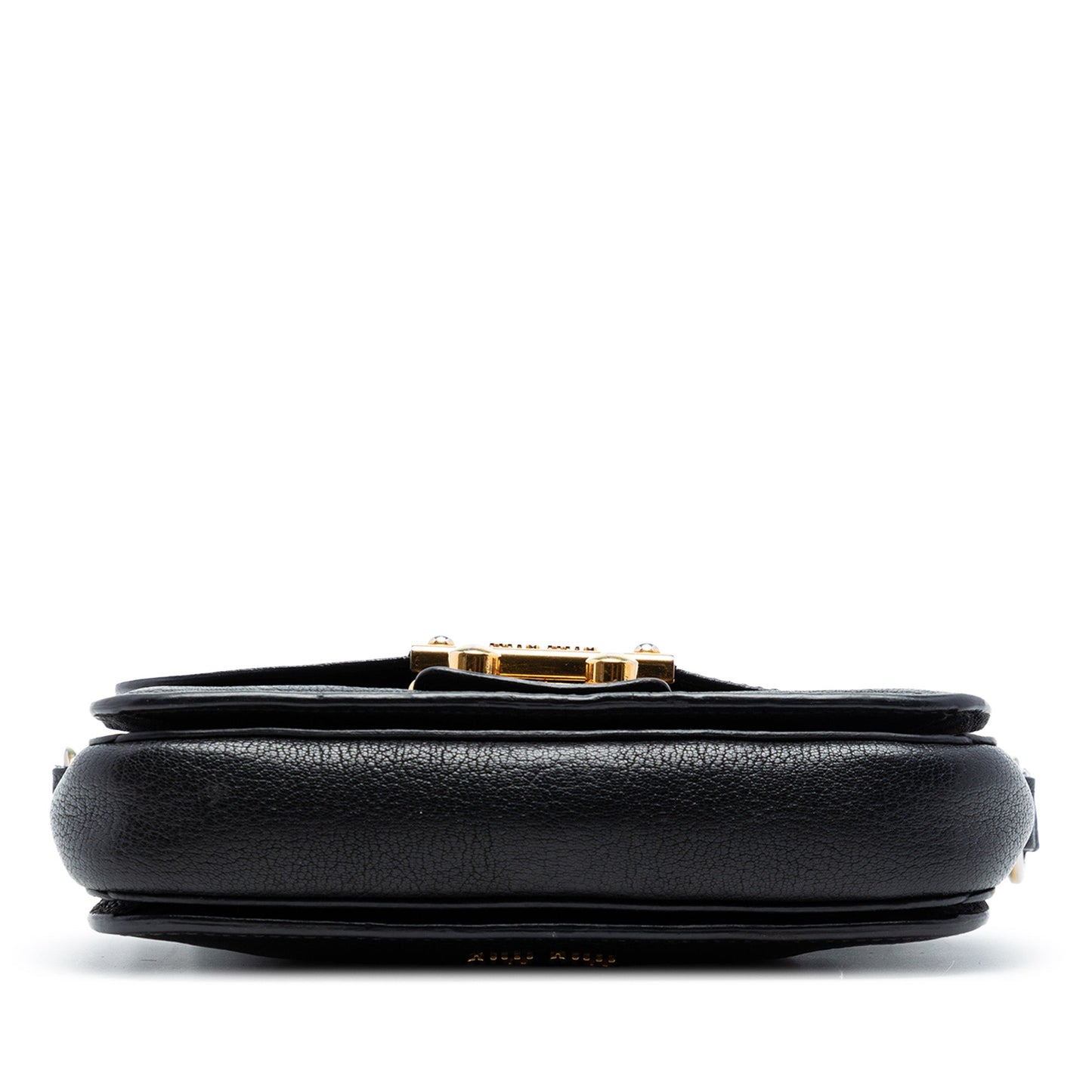 Miu Miu Goatskin Madras Crossbody