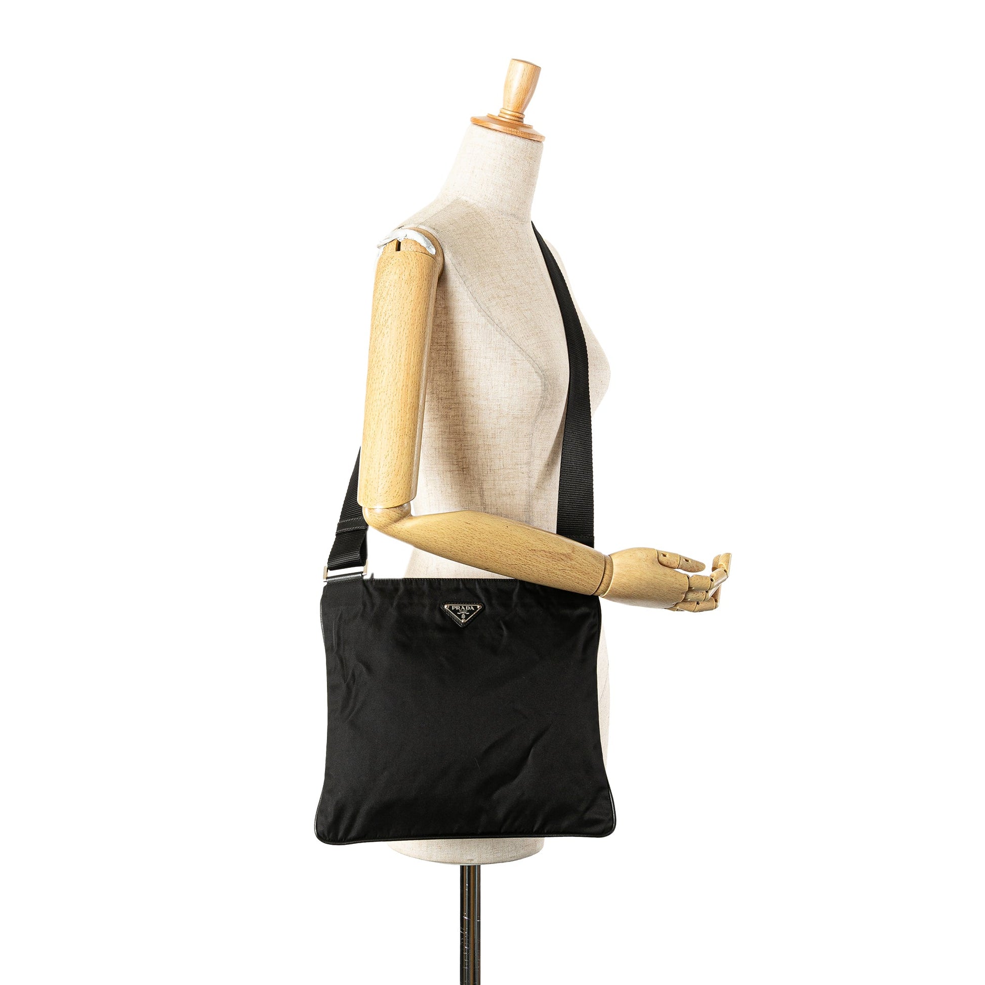 Prada Tessuto Zip Top Crossbody