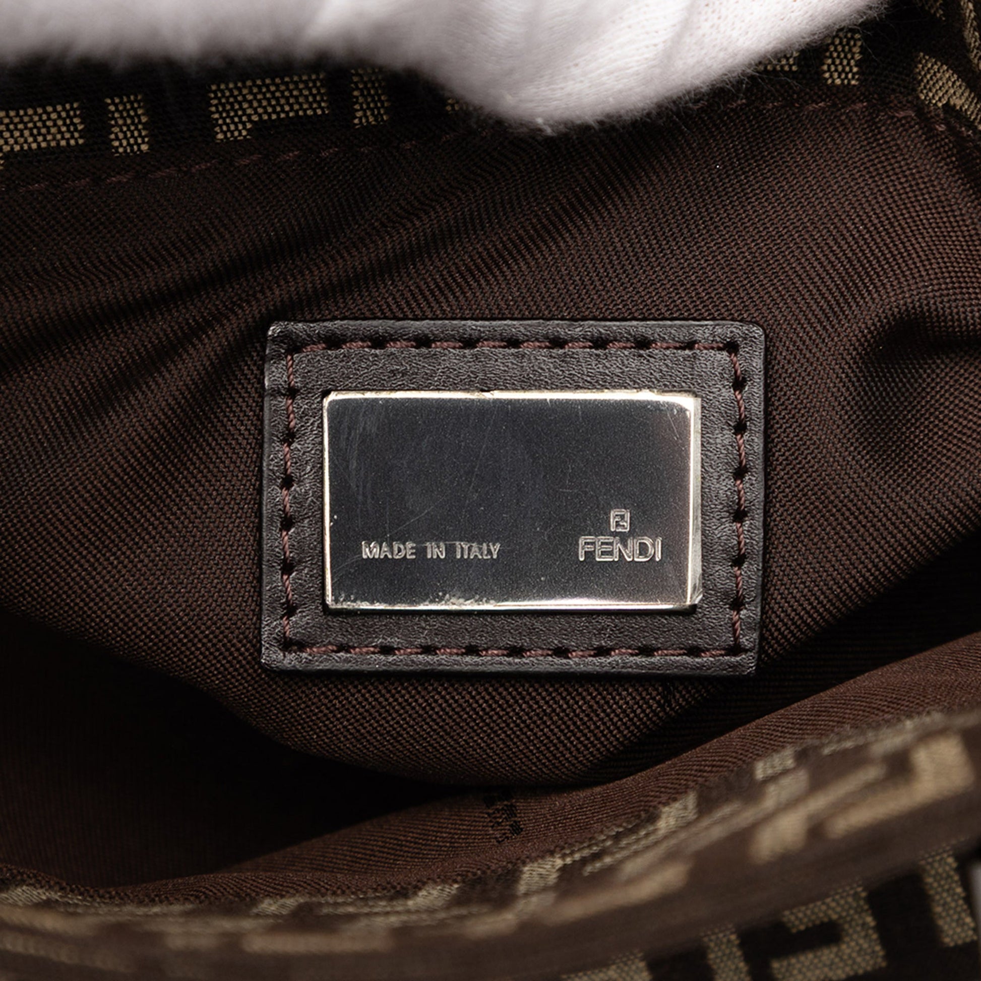 Fendi Zucchino Canvas Tote