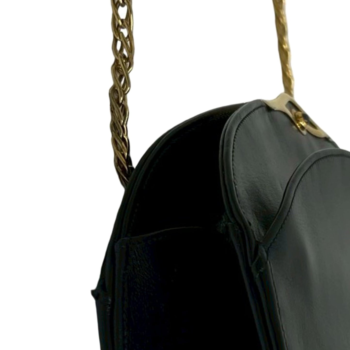 Cartier Leather Sapphire Chain Crossbody