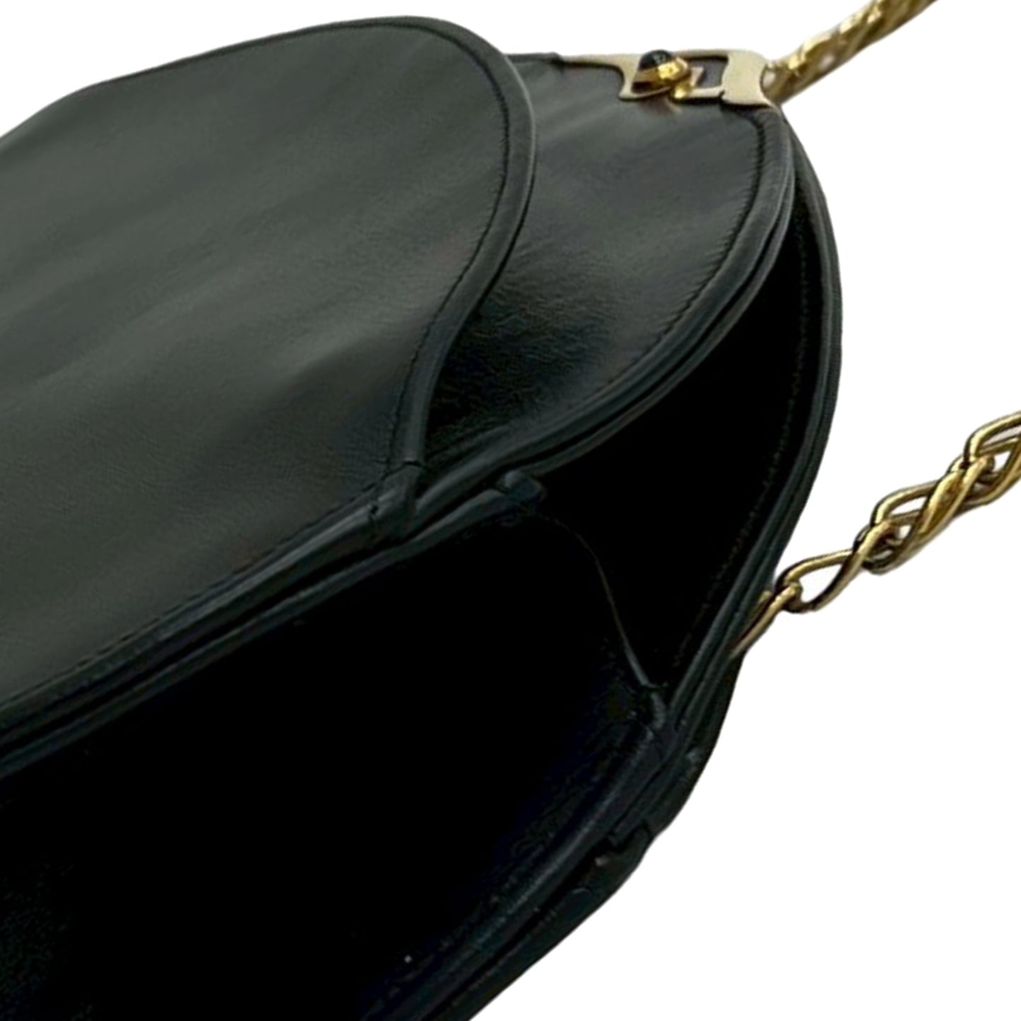 Cartier Leather Sapphire Chain Crossbody