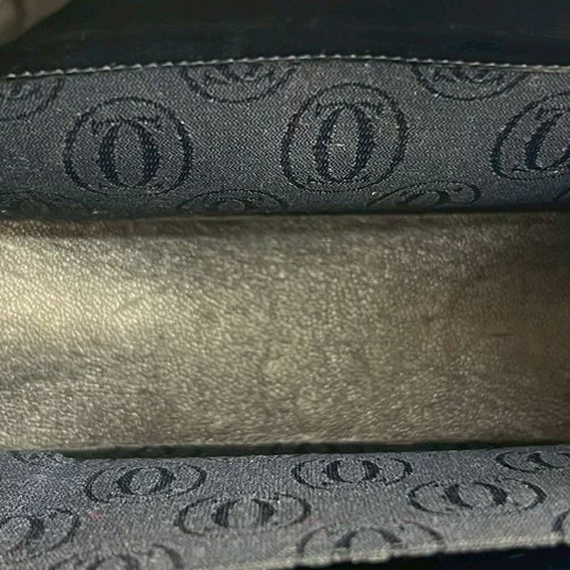 Cartier Leather Sapphire Chain Crossbody