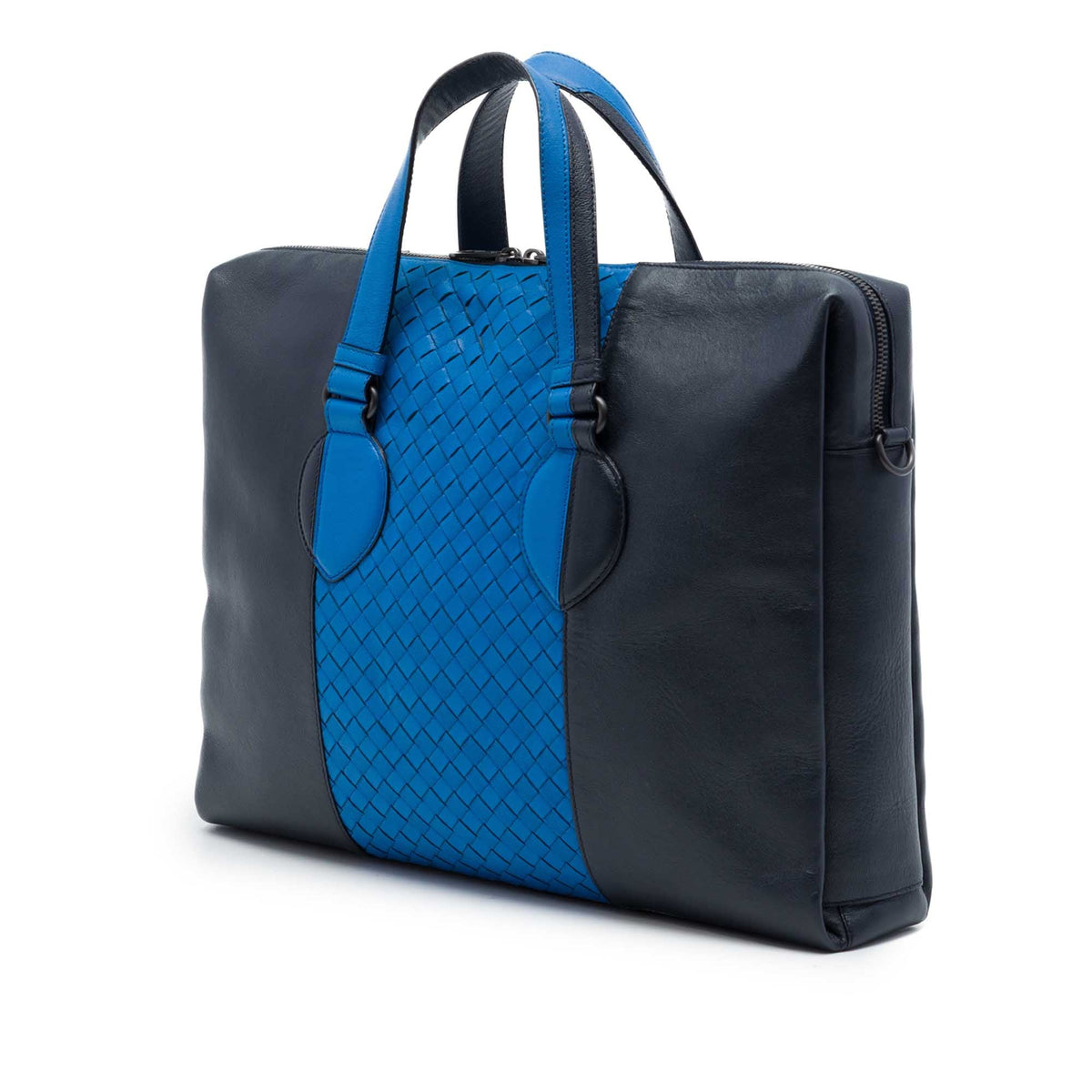 Bottega Veneta Bicolor Nappa Intrecciato Briefcase