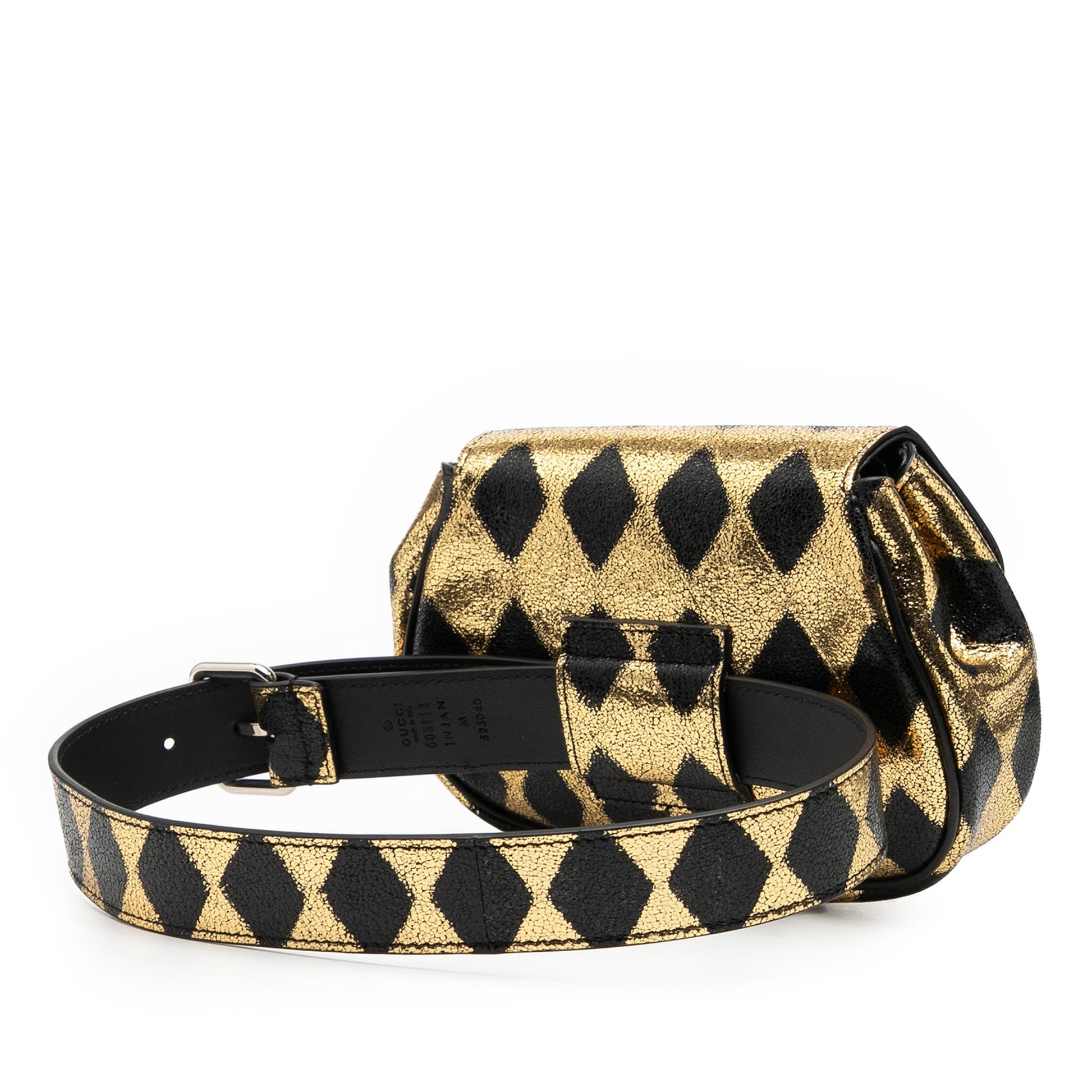 Gucci Metallic Calfskin Belt Bag