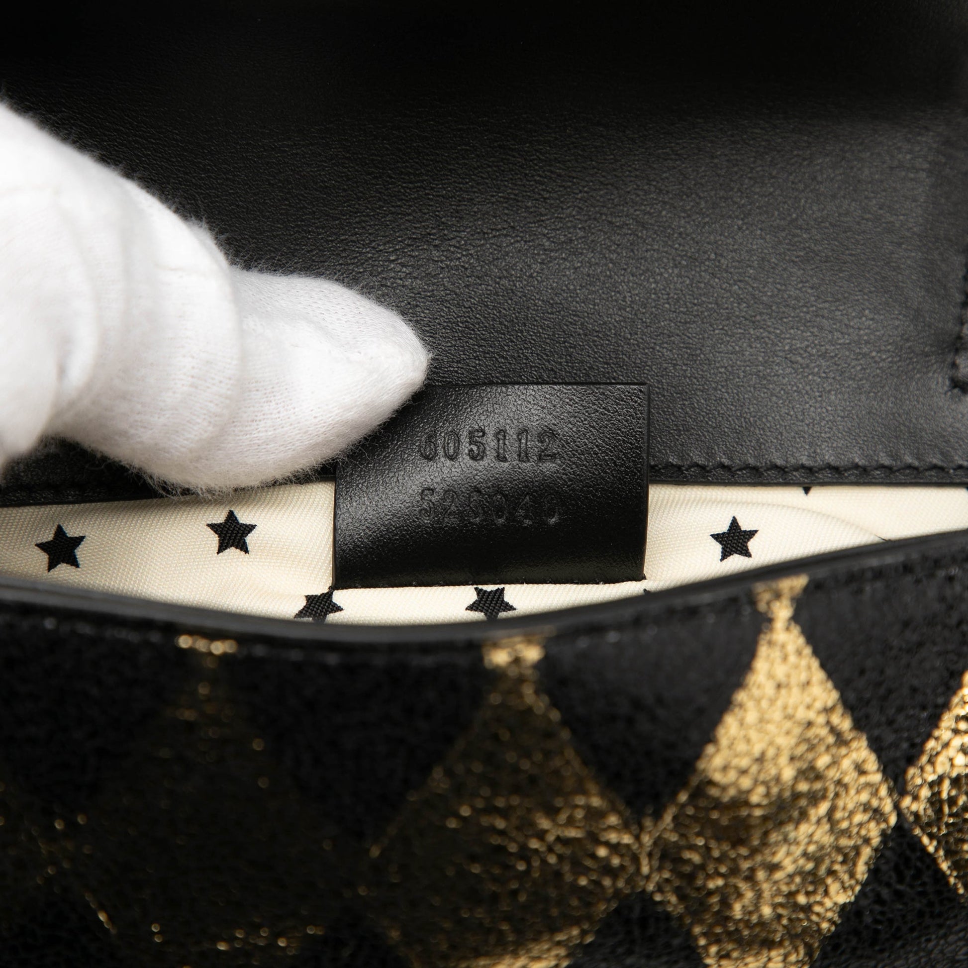 Gucci Metallic Calfskin Belt Bag