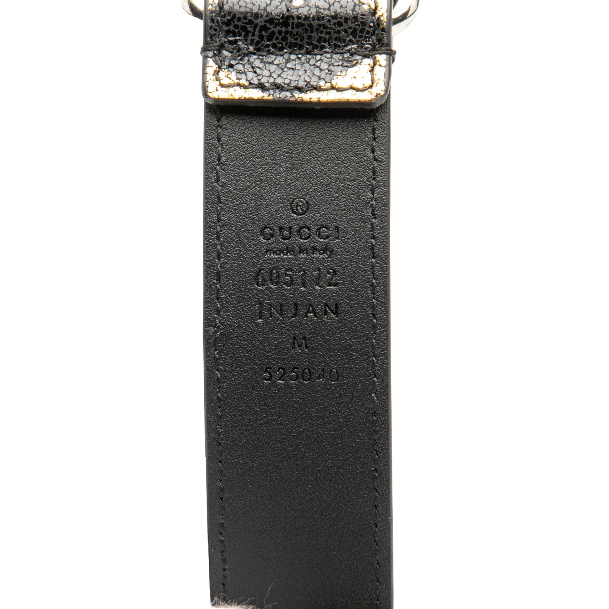 Gucci Metallic Calfskin Belt Bag