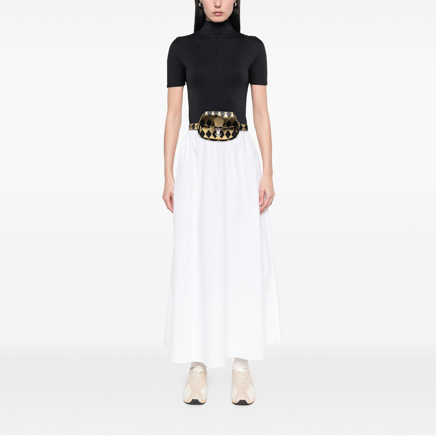 Gucci Metallic Calfskin Belt Bag