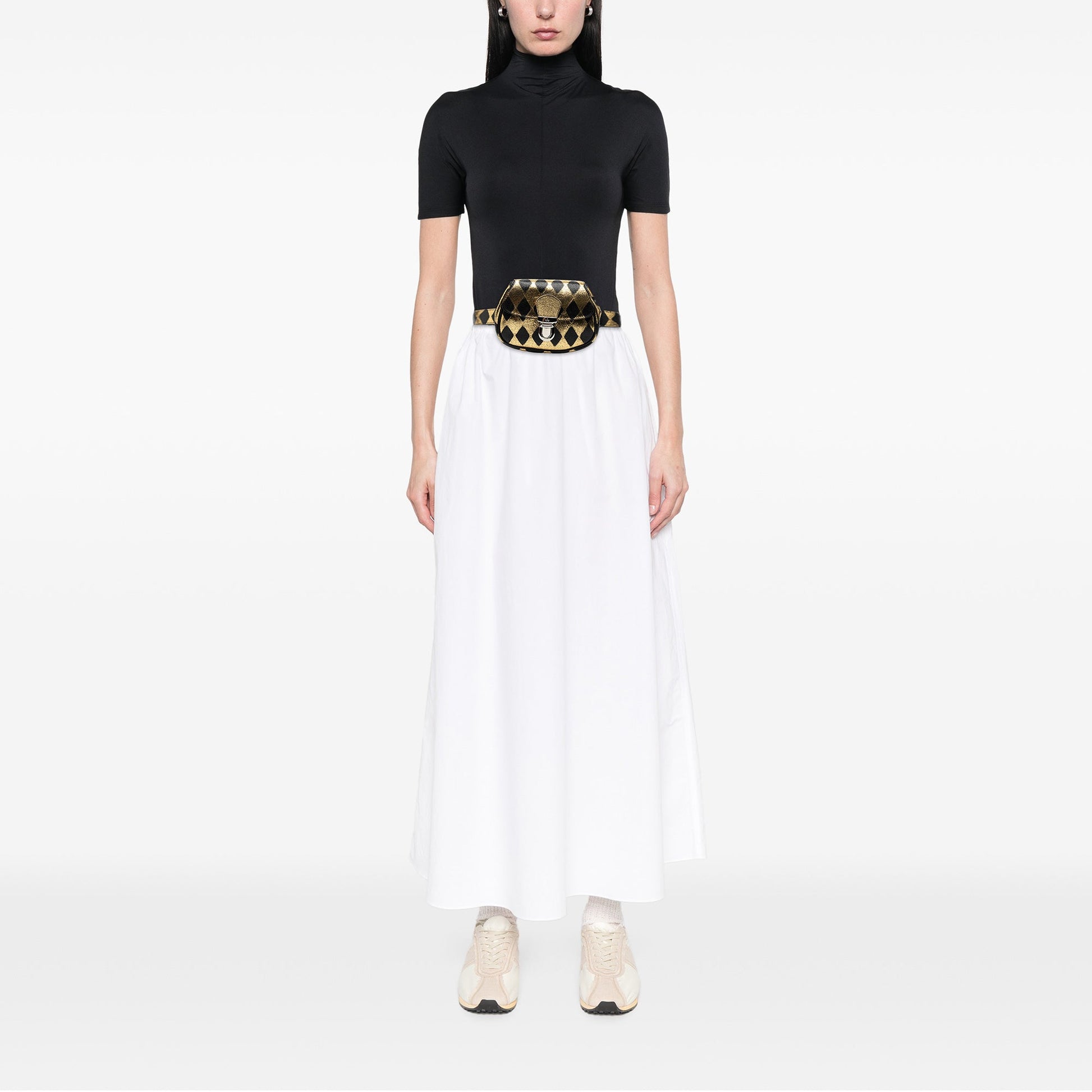 Gucci Metallic Calfskin Belt Bag