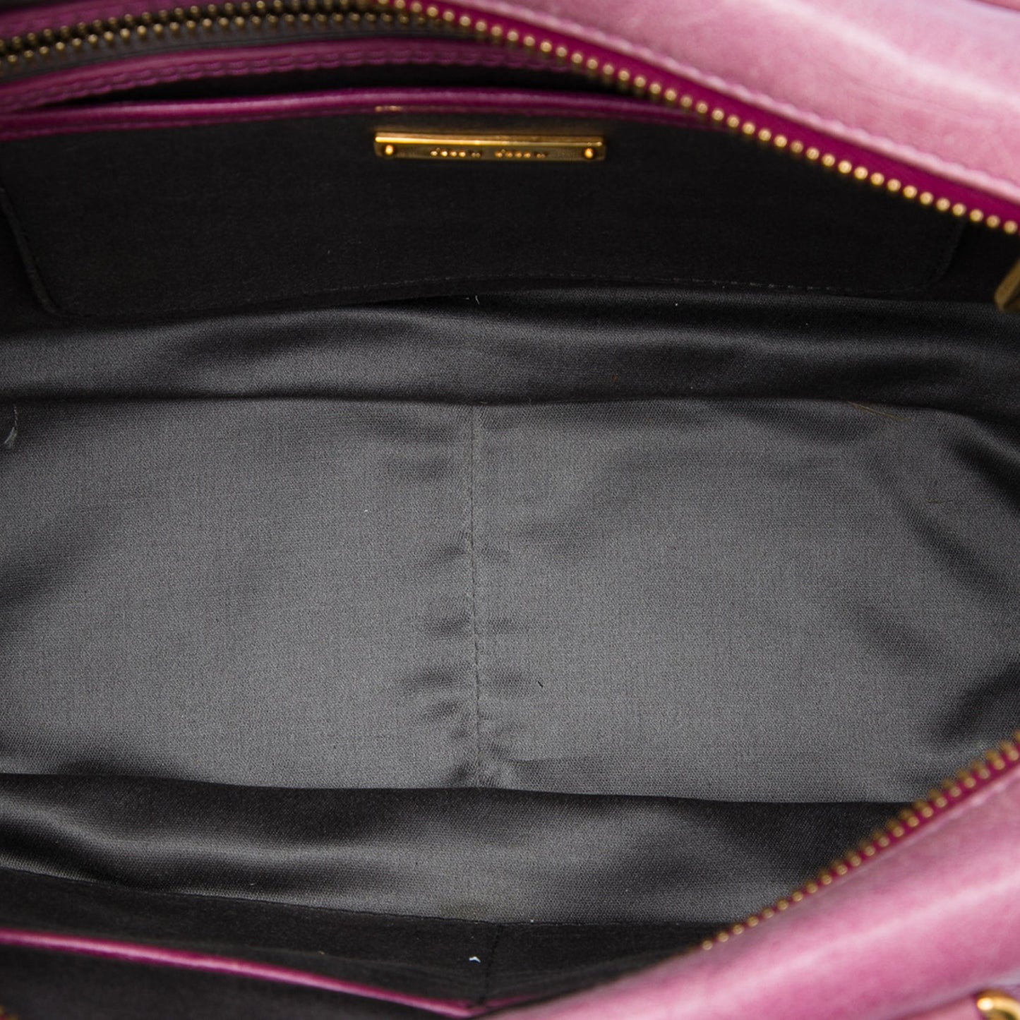Miu Miu Vitello Lux Shirring Bauletto Satchel