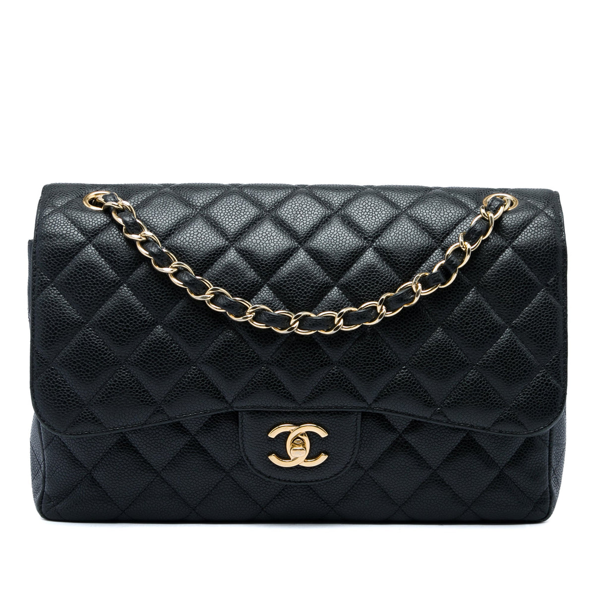 Chanel Jumbo Classic Caviar Double Flap