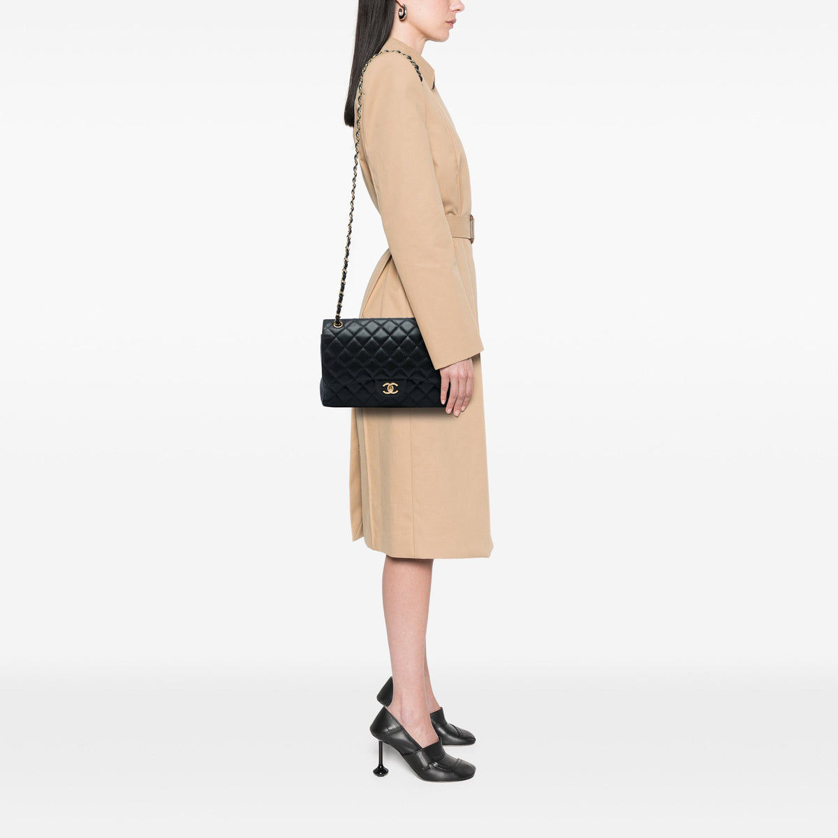 Chanel Jumbo Classic Caviar Double Flap