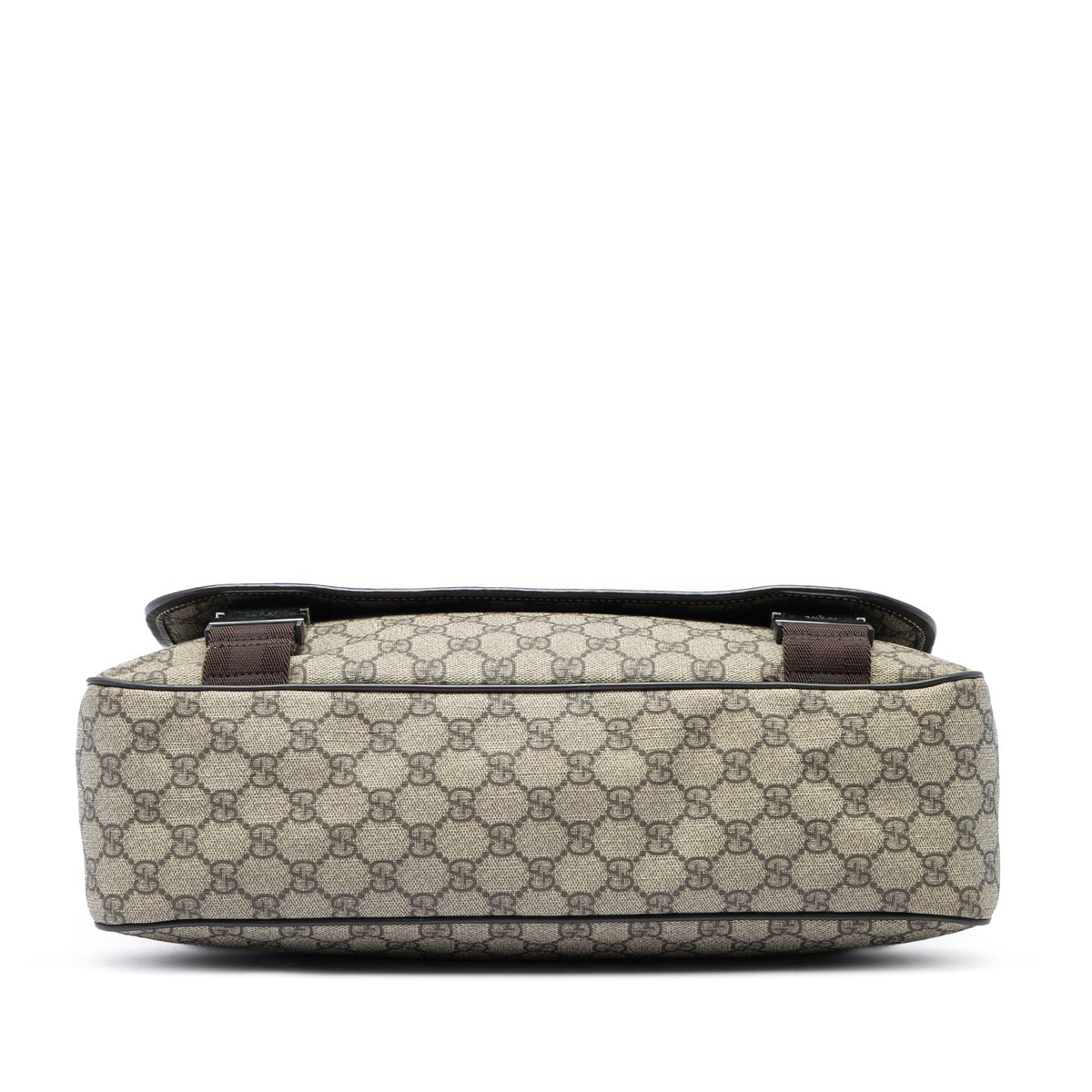 Gucci GG Supreme Interlocking G Crossbody — Beige