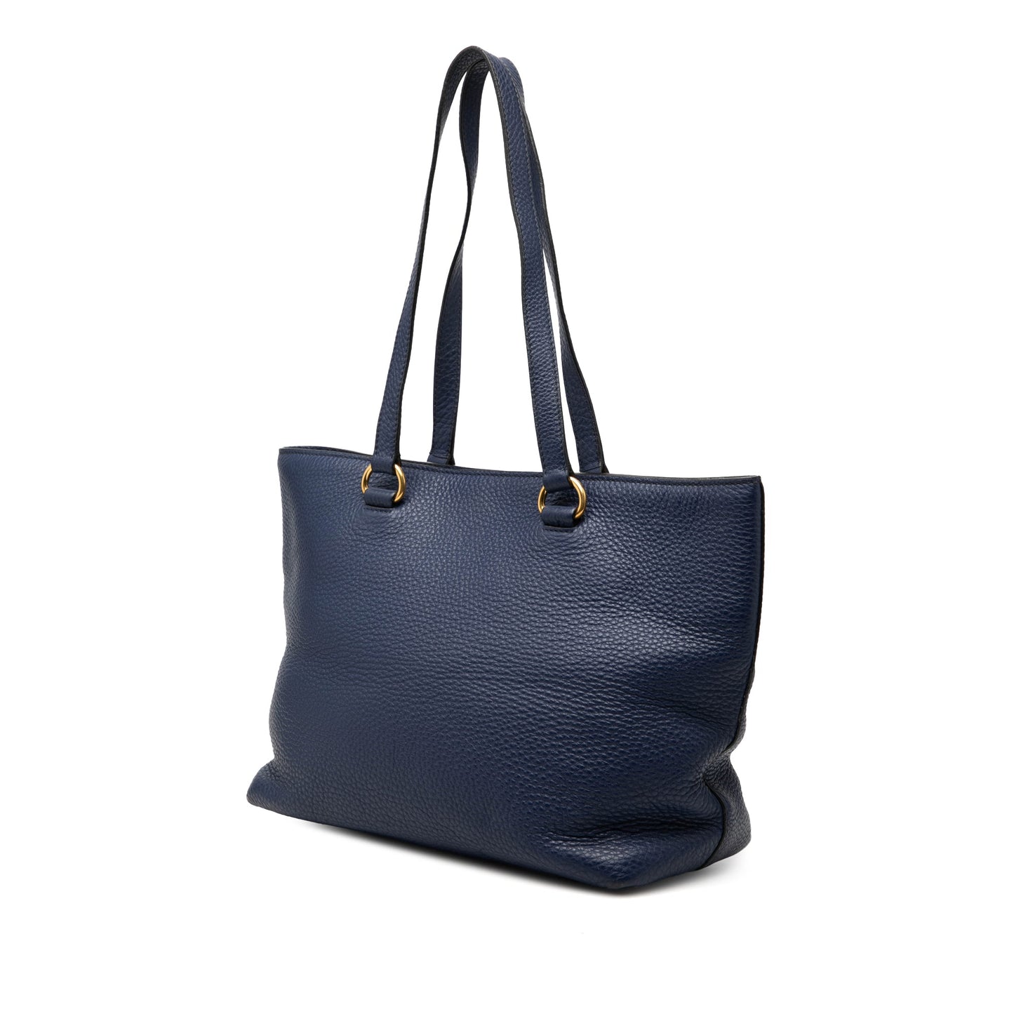 Prada Vitello Daino Canapa Logo Tote