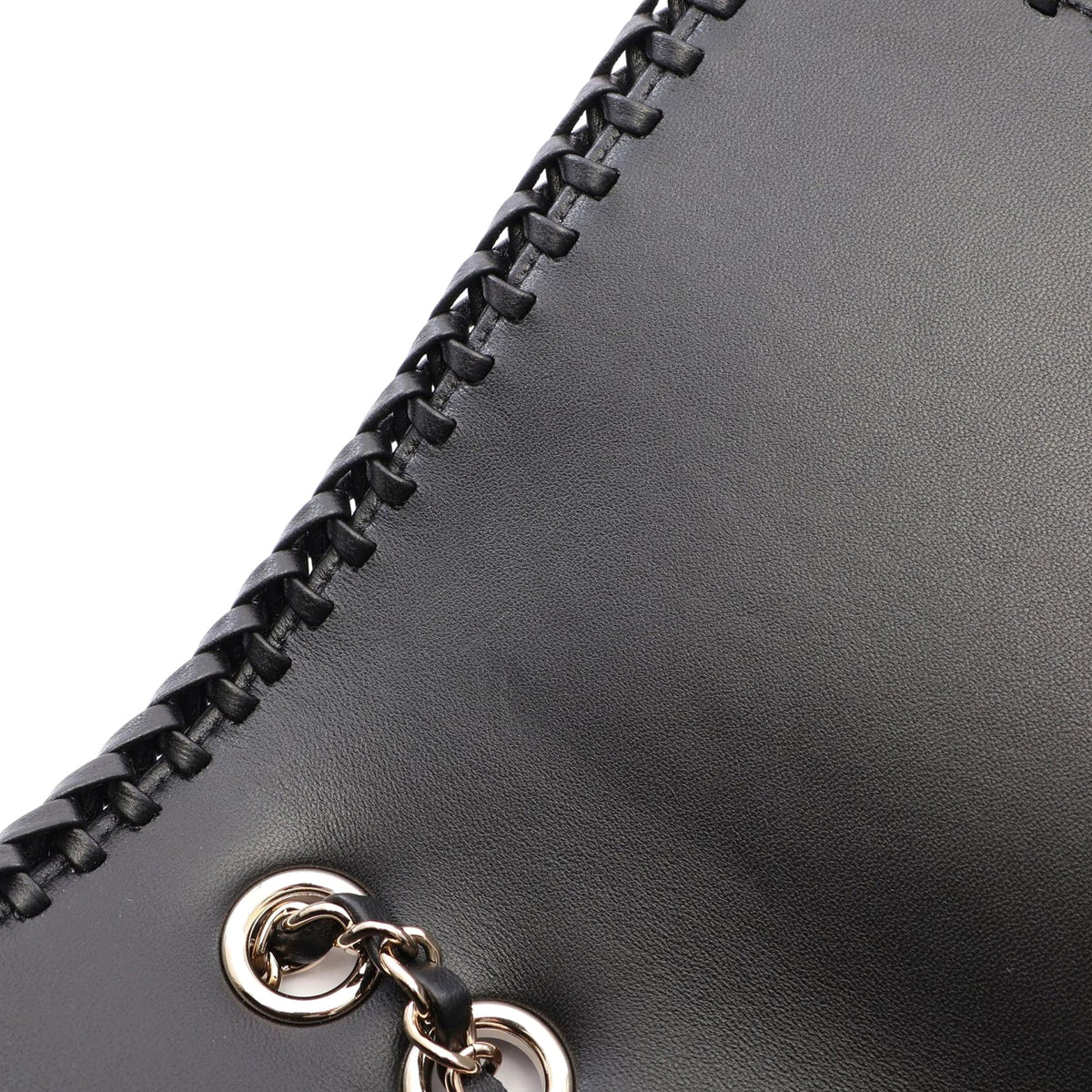 Chanel Quilted Lambskin Whipstitch Single Flap
