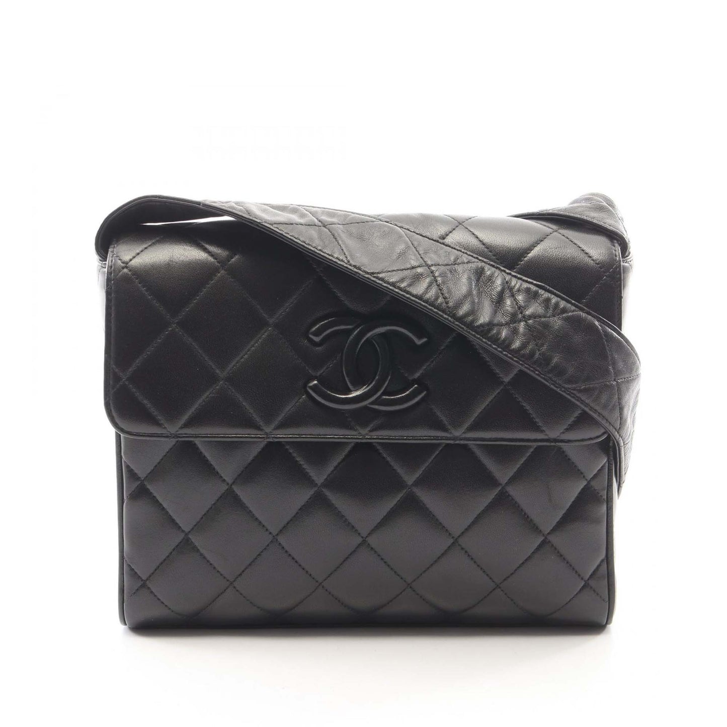 Chanel CC Quilted Lambskin Flap