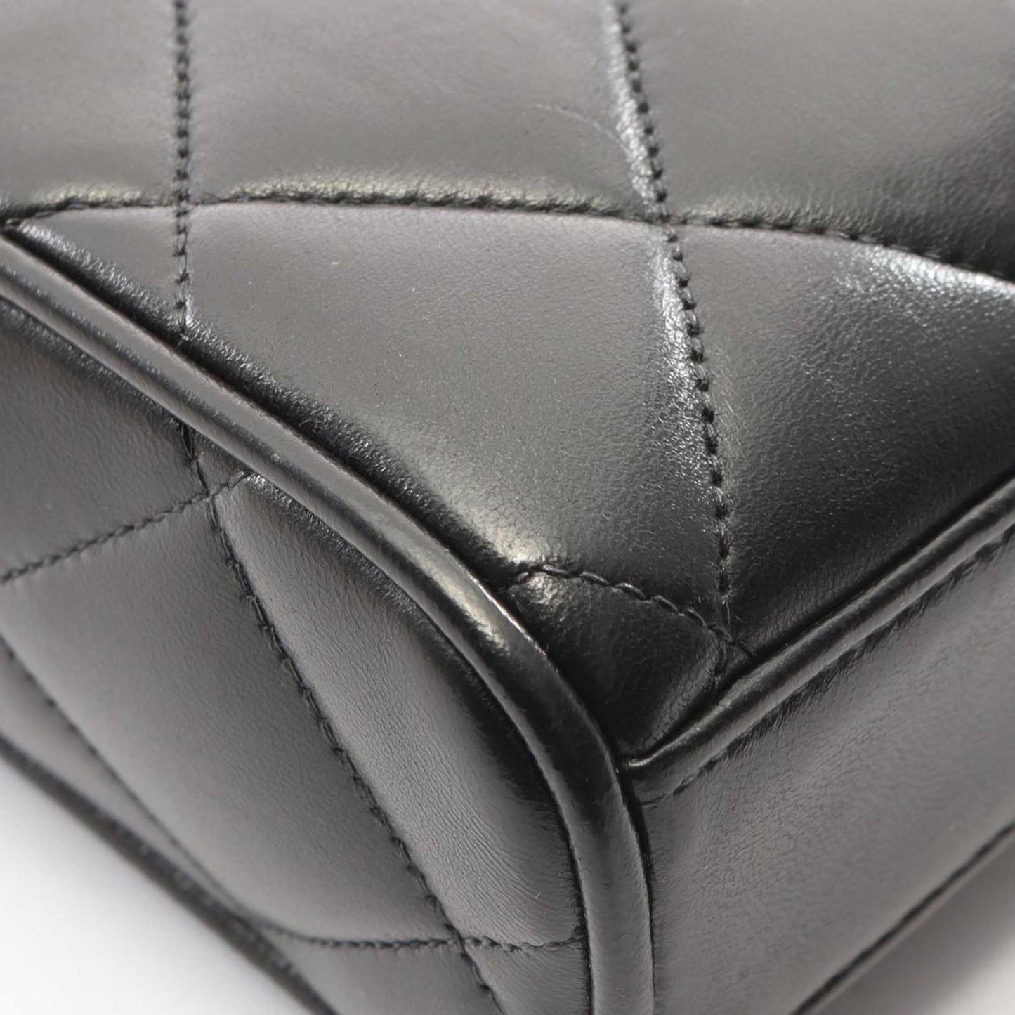 Chanel CC Quilted Lambskin Flap