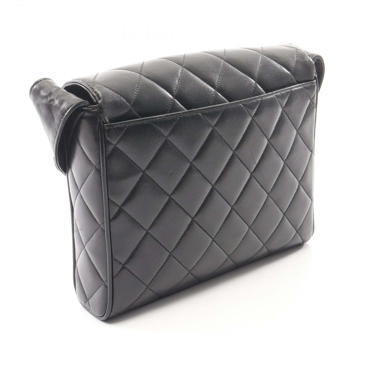 Chanel CC Quilted Lambskin Flap