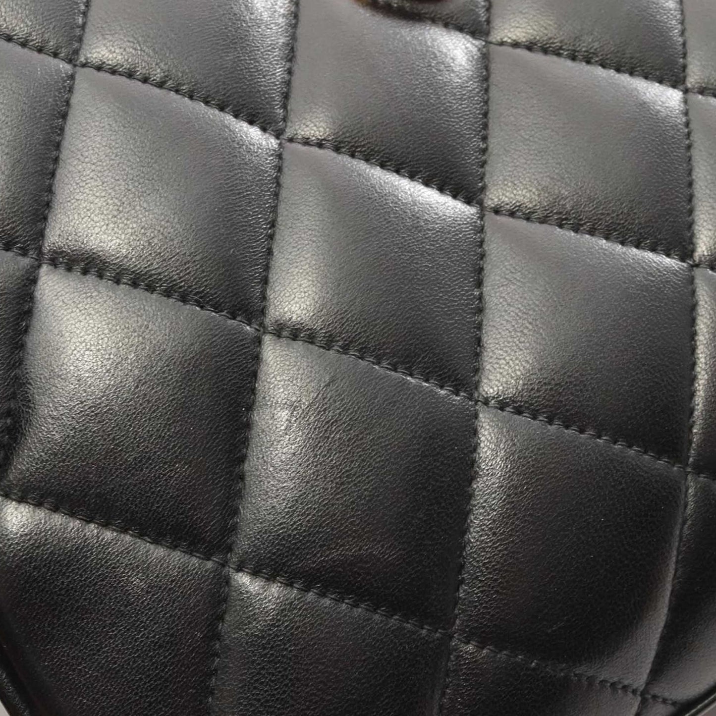 Chanel CC Quilted Lambskin Flap