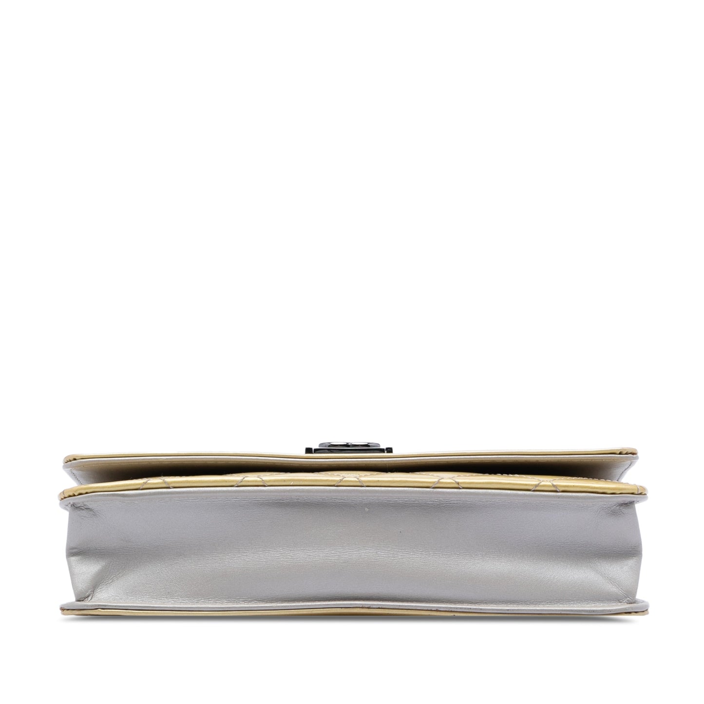 Chanel Quilted Patent Boy Wallet on Chain