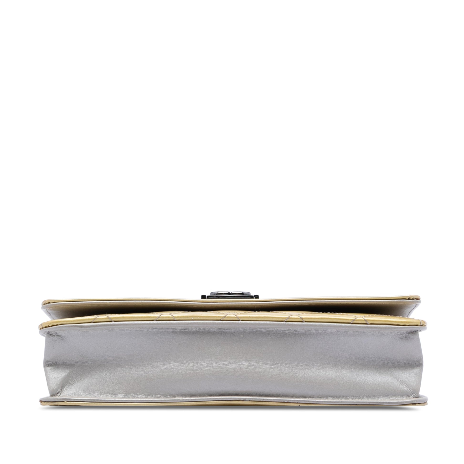 Chanel Quilted Patent Boy Wallet on Chain