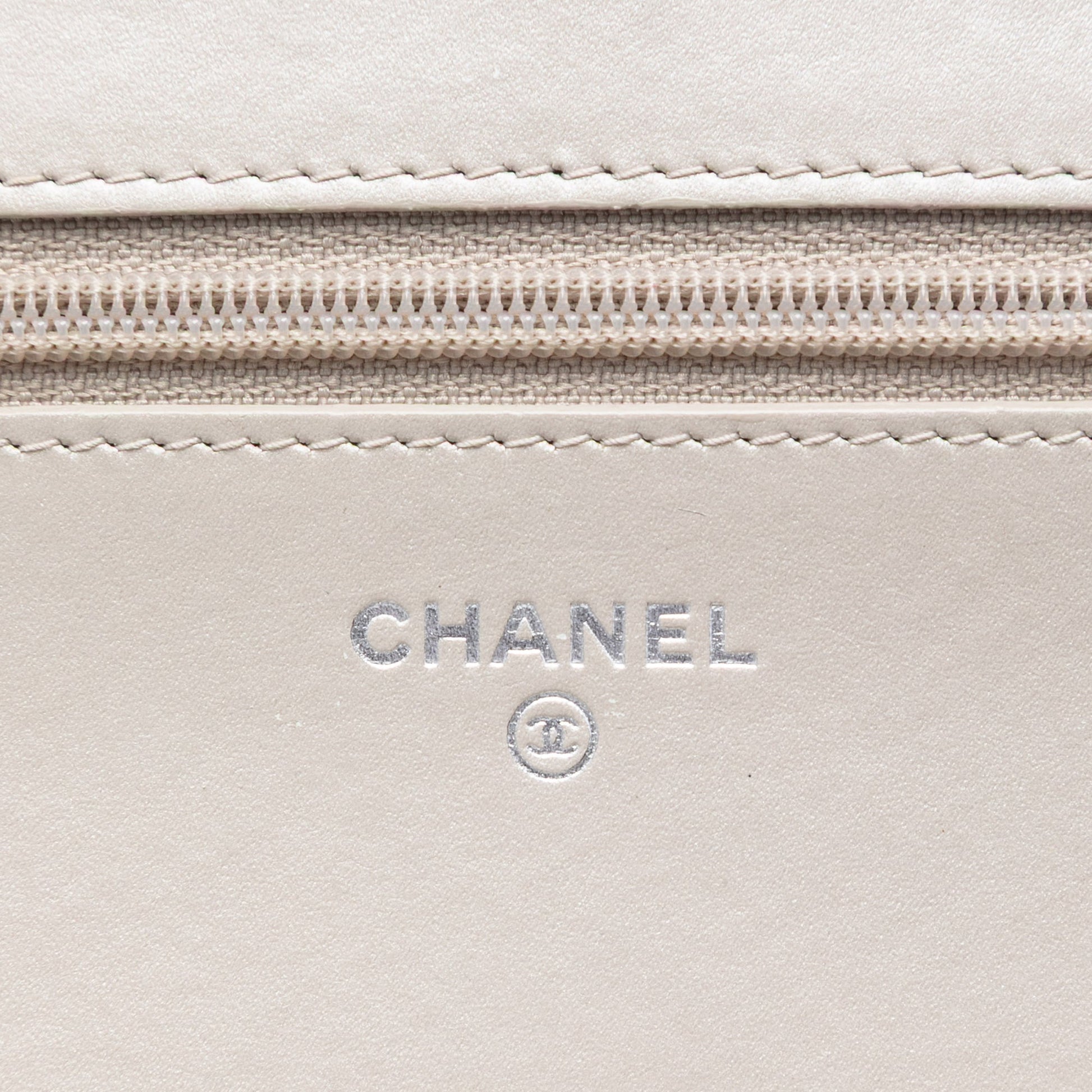 Chanel Quilted Patent Boy Wallet on Chain