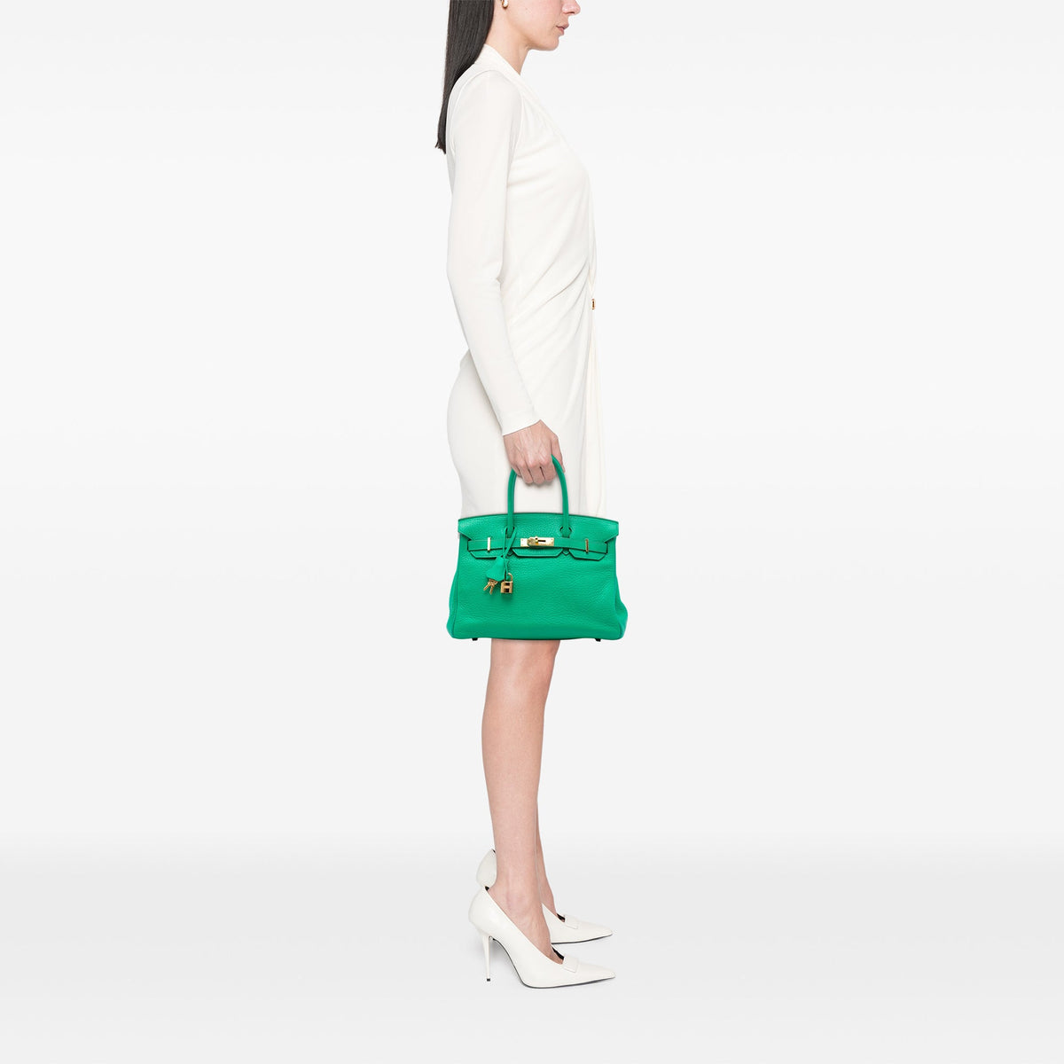 Hermès Clemence Birkin Retourne 30