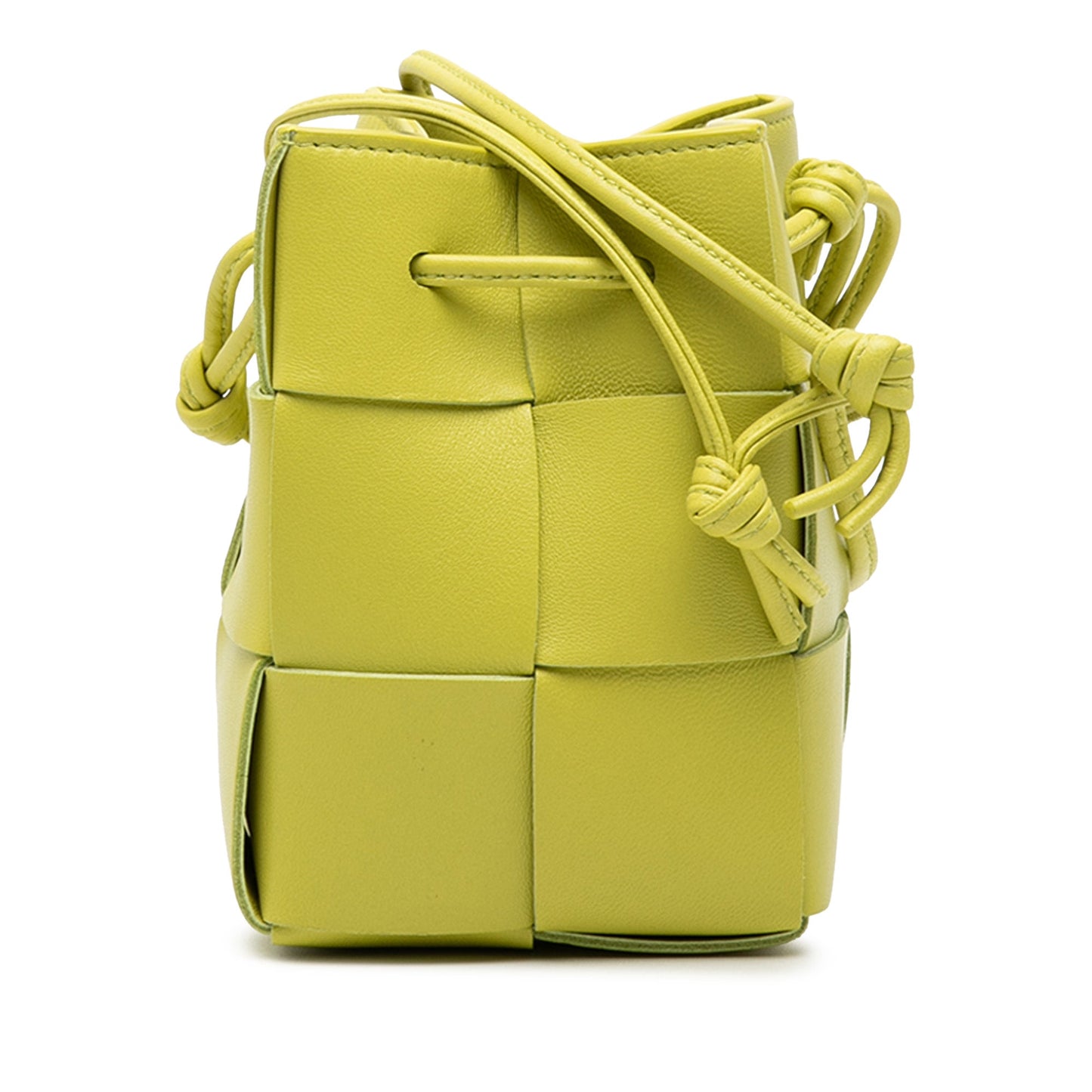 Bottega Veneta Mini Nappa Maxi Intrecciato Cassette Bucket Bag