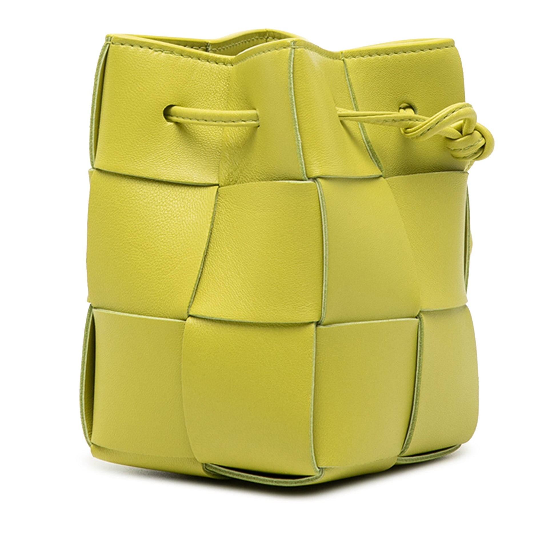 Bottega Veneta Mini Nappa Maxi Intrecciato Cassette Bucket Bag