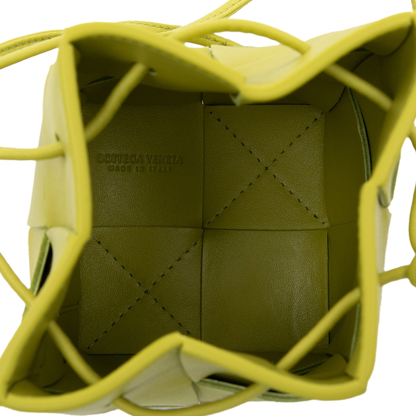 Bottega Veneta Mini Nappa Maxi Intrecciato Cassette Bucket Bag