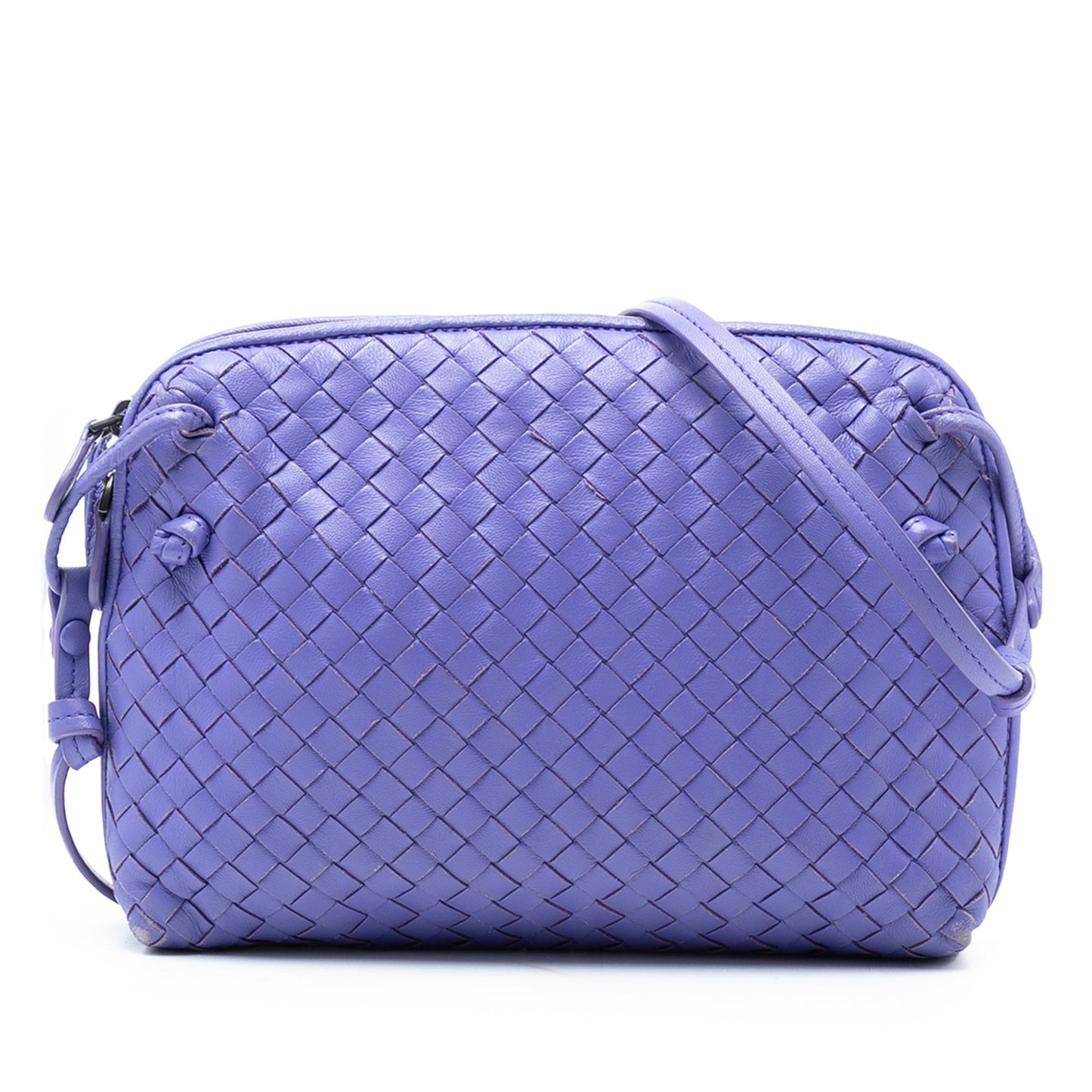 Bottega Veneta Nappa Intrecciato Nodini Crossbody