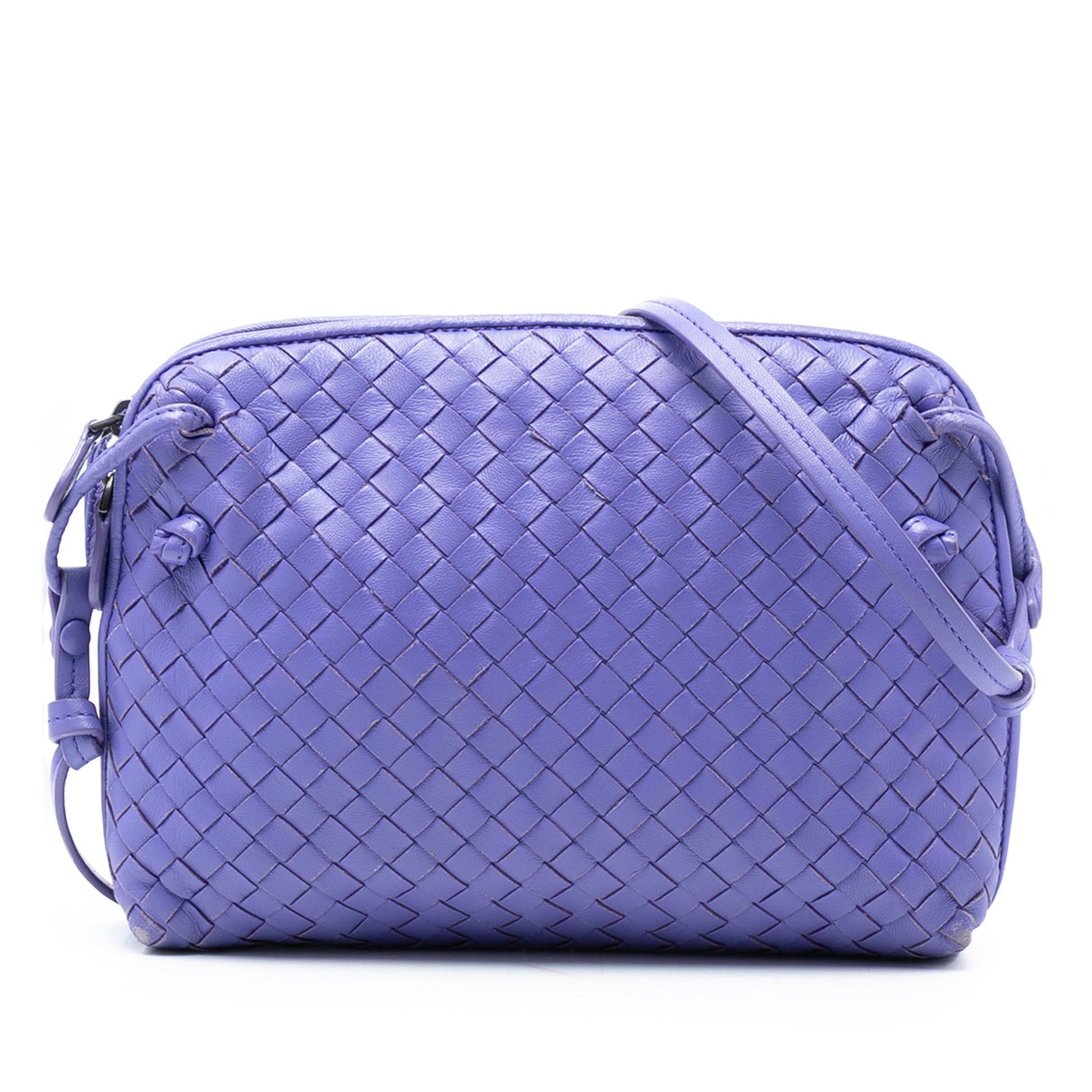 Bottega Veneta Nappa Intrecciato Nodini Crossbody