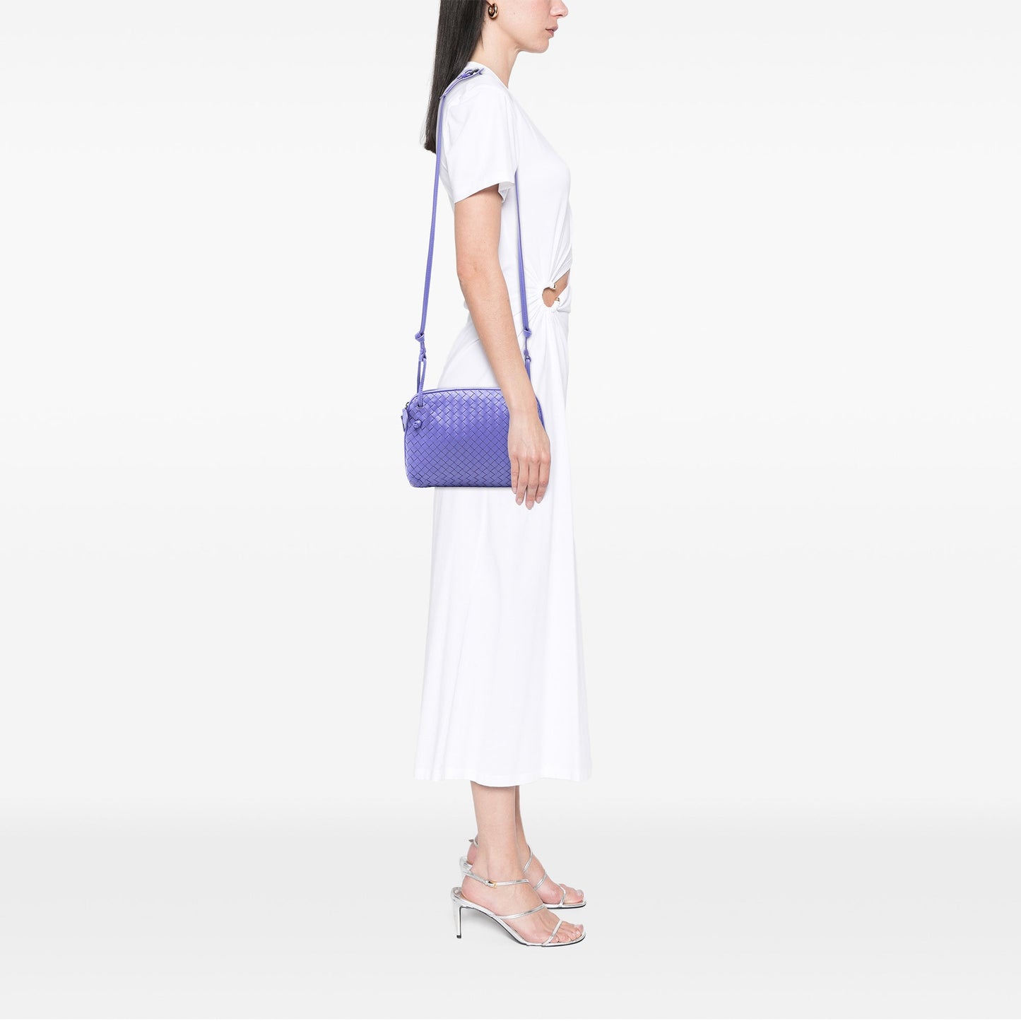 Bottega Veneta Nappa Intrecciato Nodini Crossbody