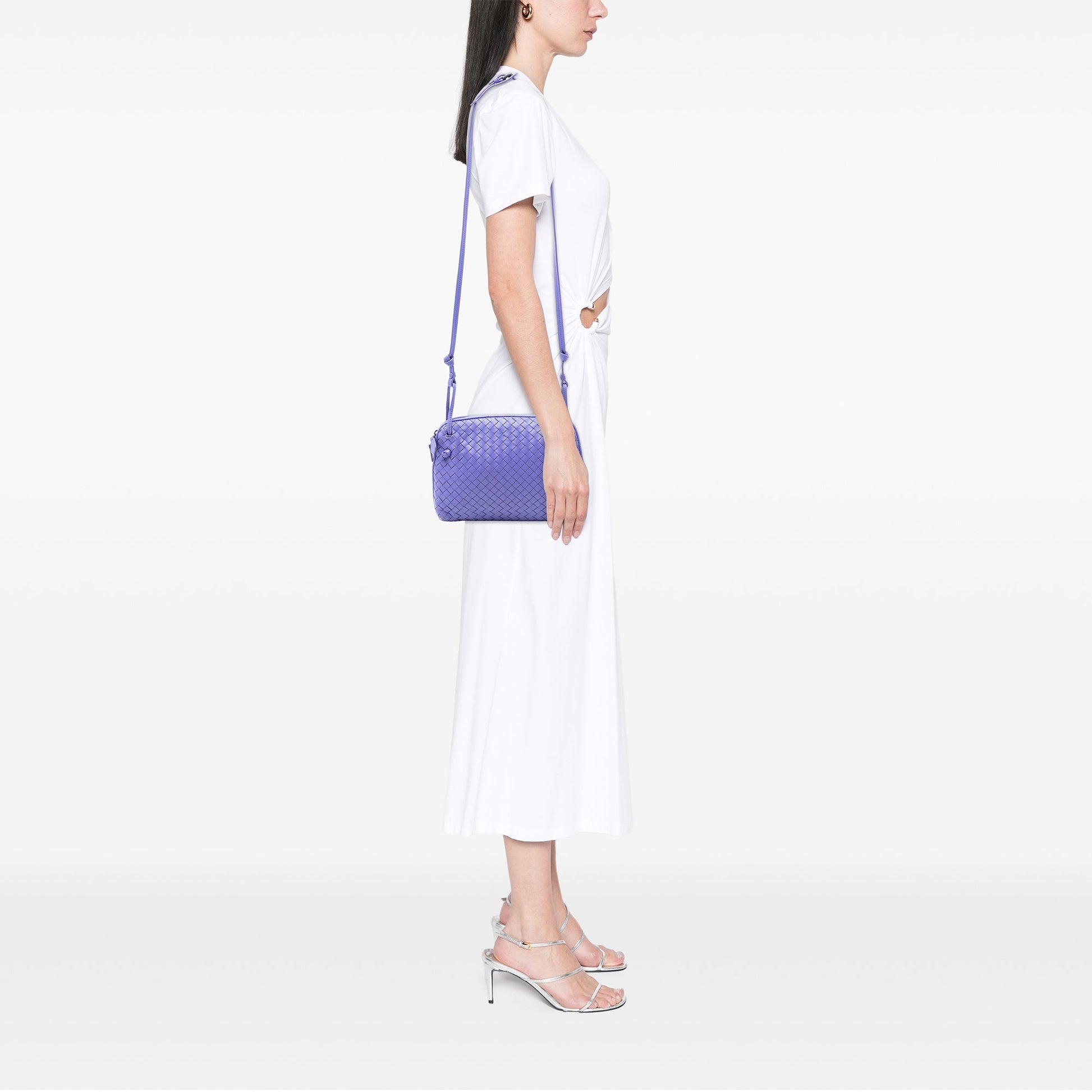 Bottega Veneta Nappa Intrecciato Nodini Crossbody