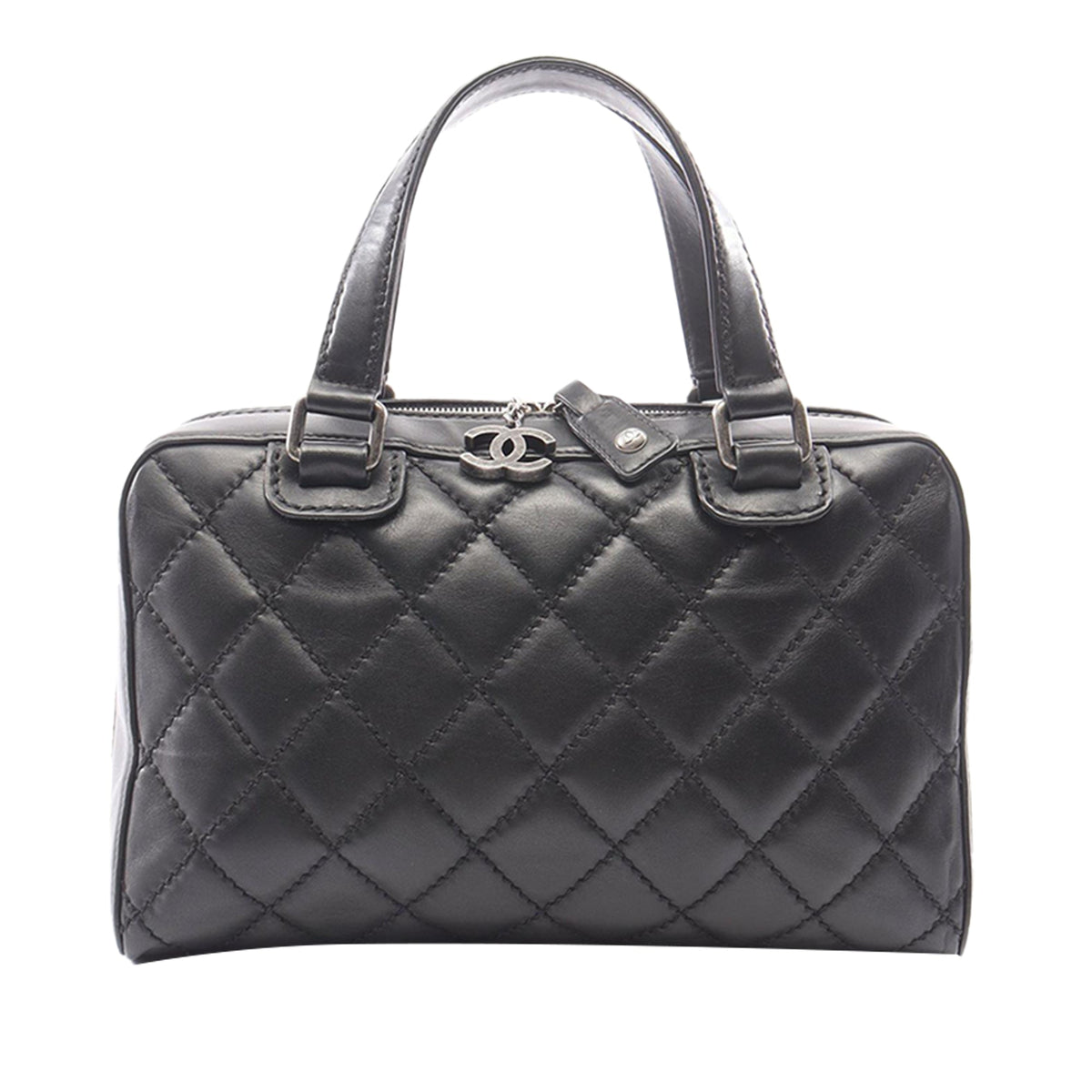 Chanel CC Lambskin Wild Stitch Handbag
