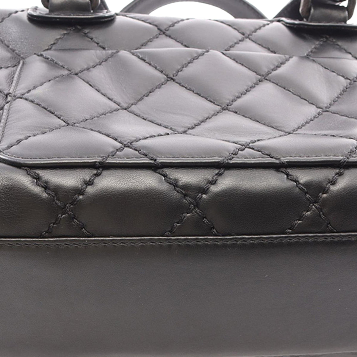 Chanel CC Lambskin Wild Stitch Handbag
