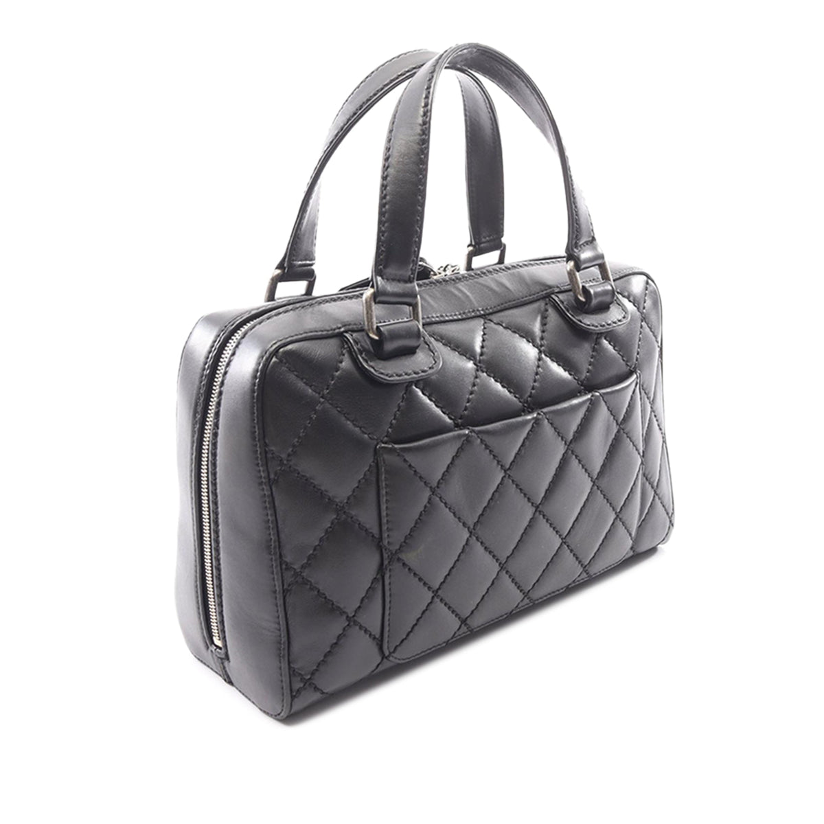 Chanel CC Lambskin Wild Stitch Handbag